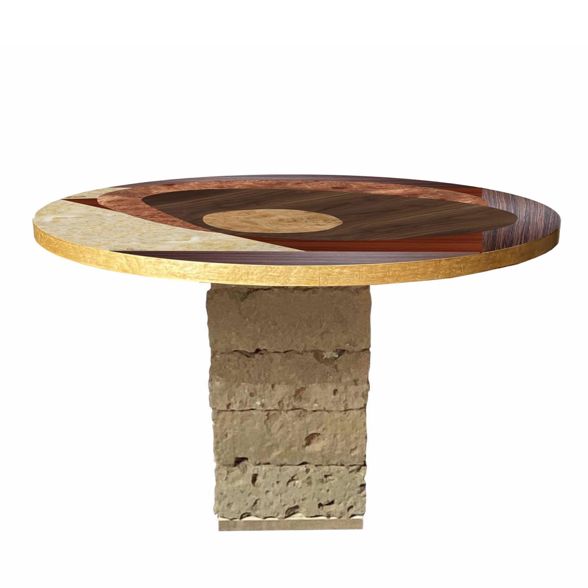 Tarsia Tables Tt5 Round Polychrome Table by Mascia Meccani - Alternative view 3