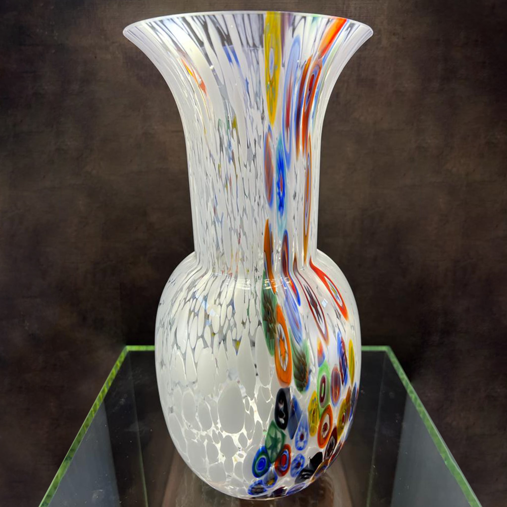 Weiße Murrina-Vase - Alternative Ansicht 4