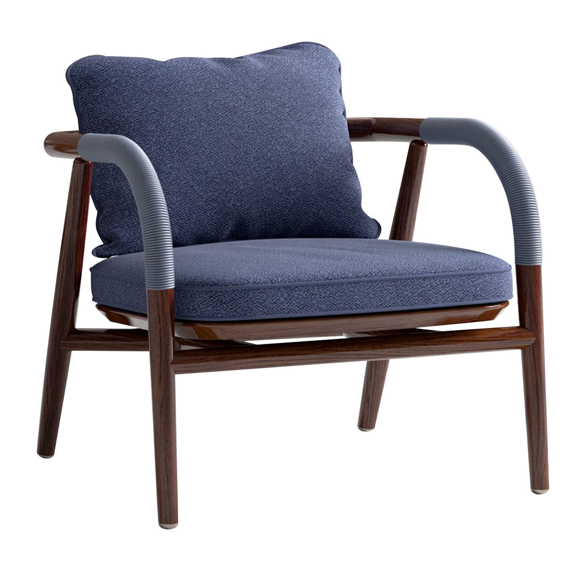 Blue Lounge Chair - Main view