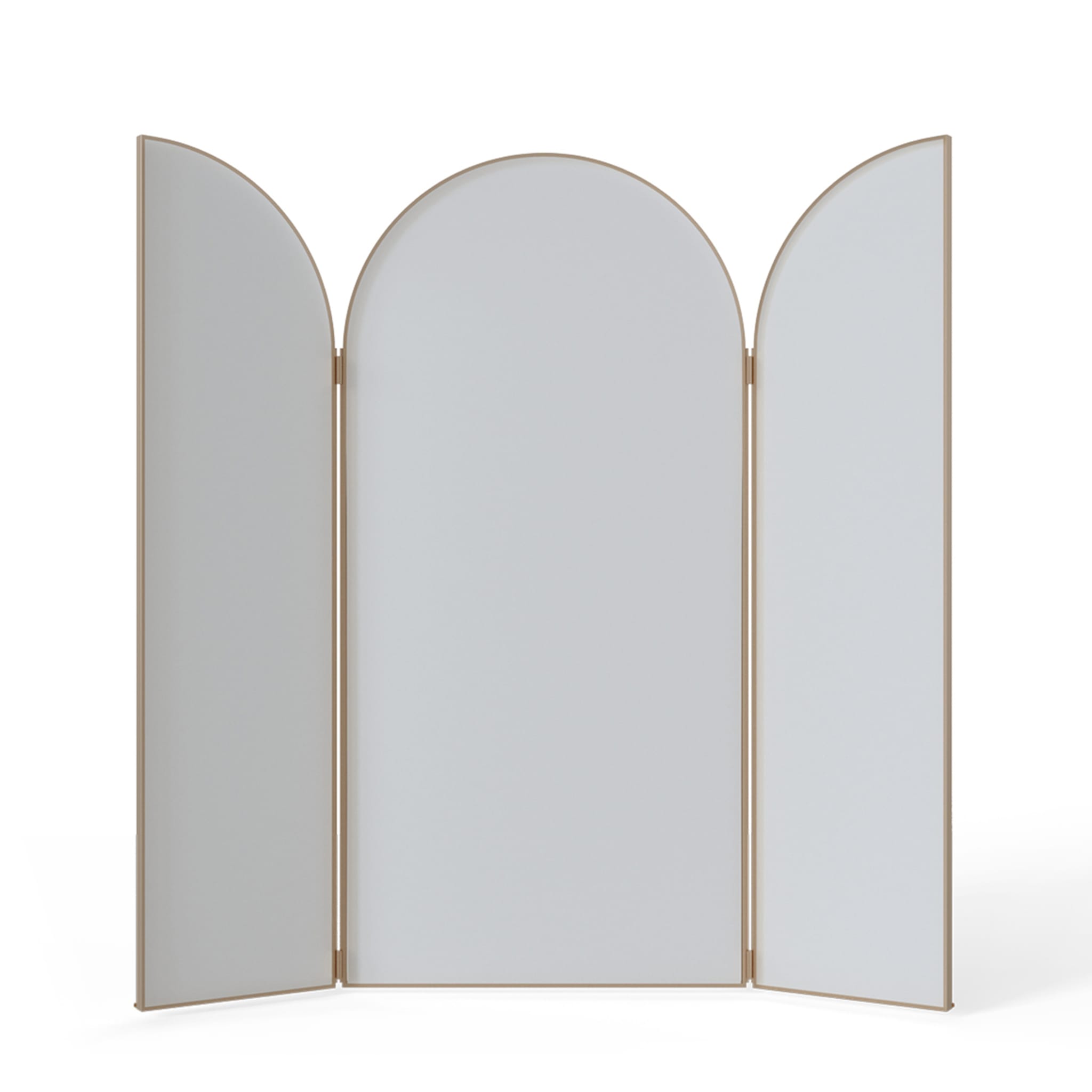 Zen White Full Length Triptych Mirror  - Alternative view 1