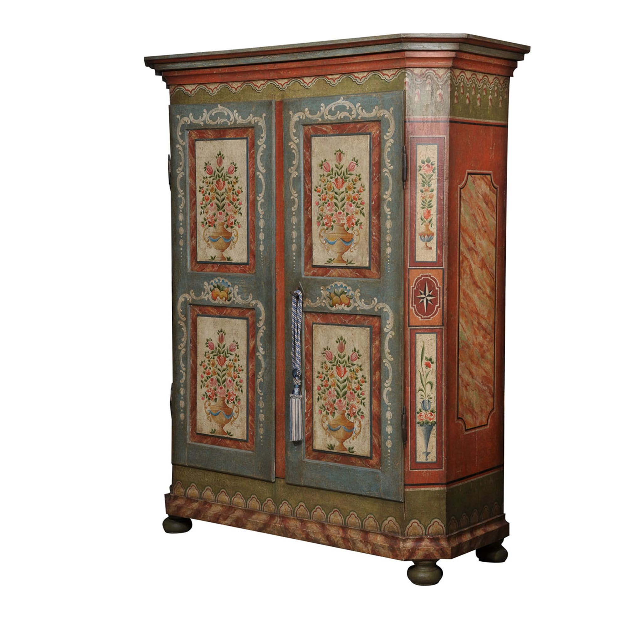 Tirolesi '700 Tyrloean-Style Decorated Wardrobe - Main view