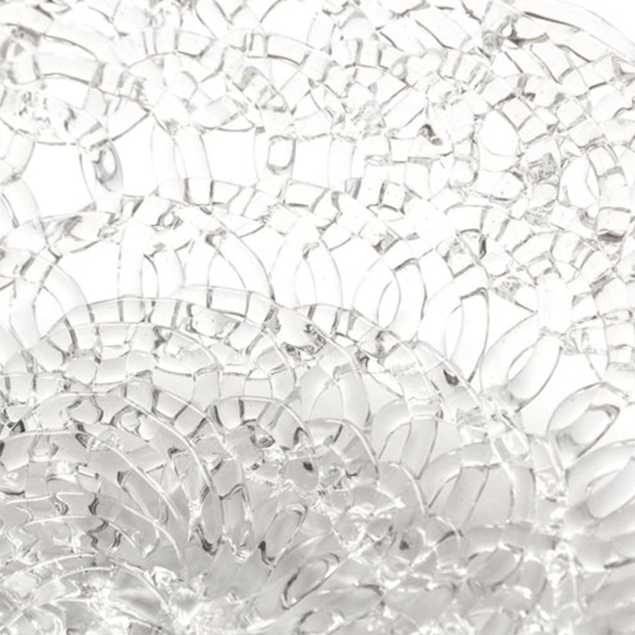 21st Century Large Glass Lace Fruit Bowl  - Alternative view 1