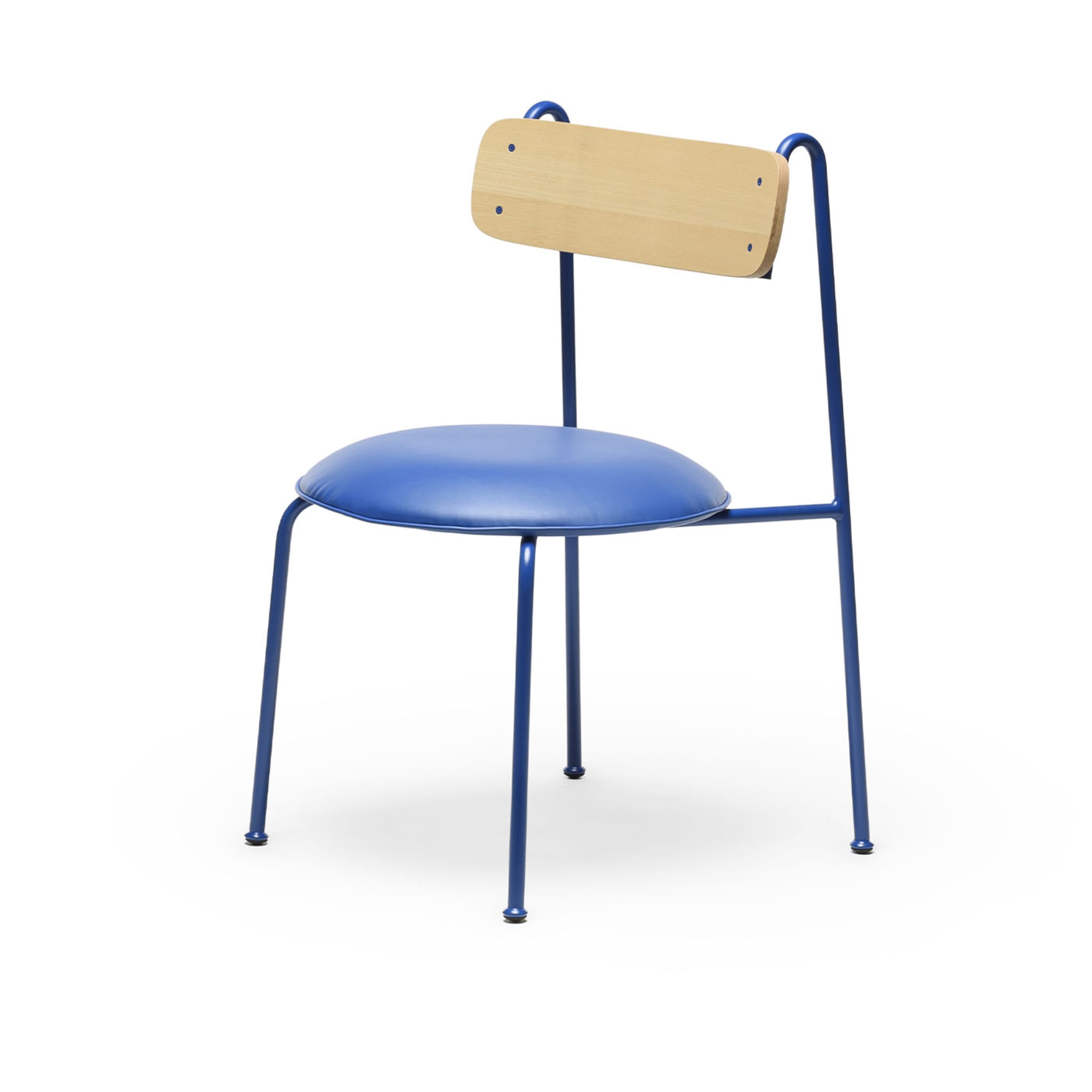 Lena S Blue And Natural Ash Chair By Designerd - Alternative view 3