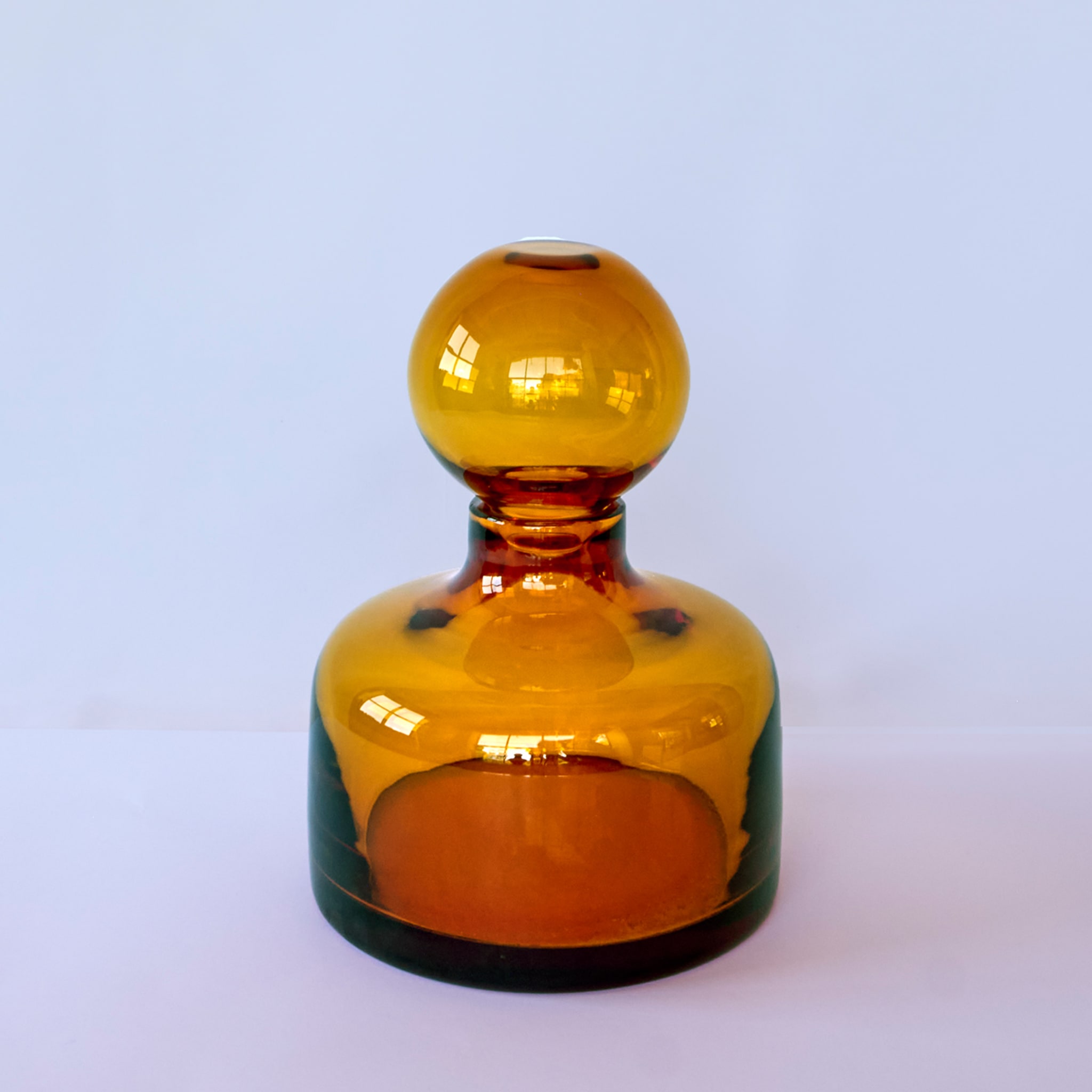 Cefalù Vaso in cristallo arancione - Vista alternativa 2