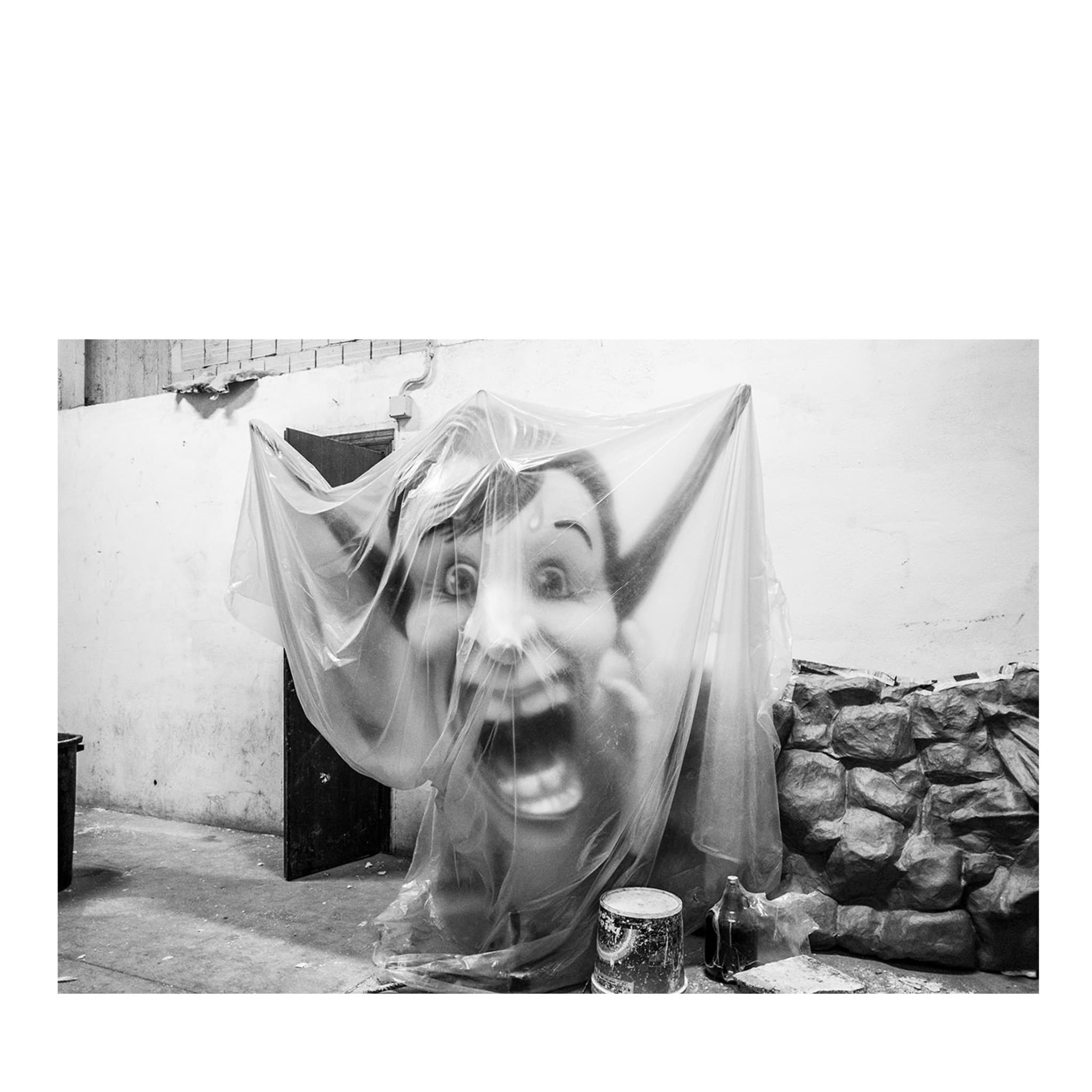 Cantiere di Carnevale Black-And-White Photographic Print - Main view