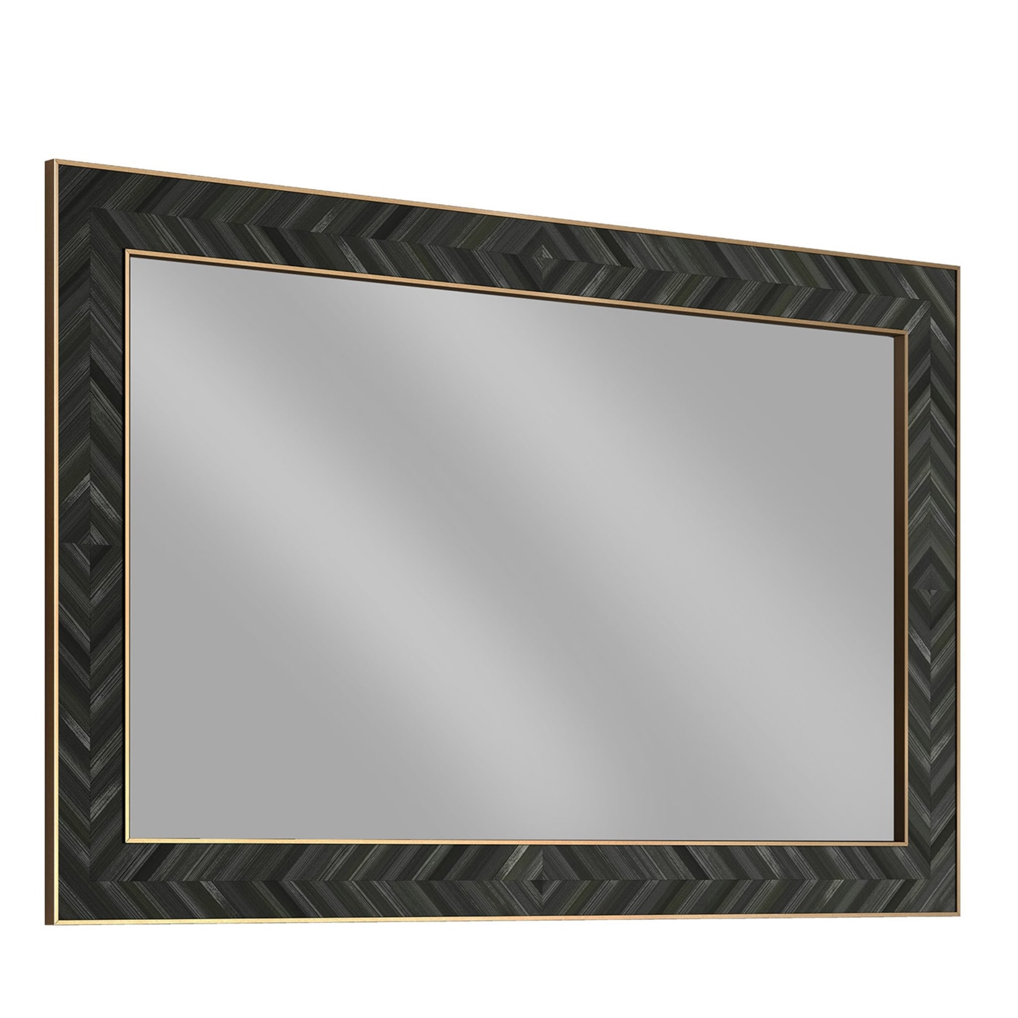 Spike Wall Mirror with Integrated 43" TV by Alfredo Colombo - Main view