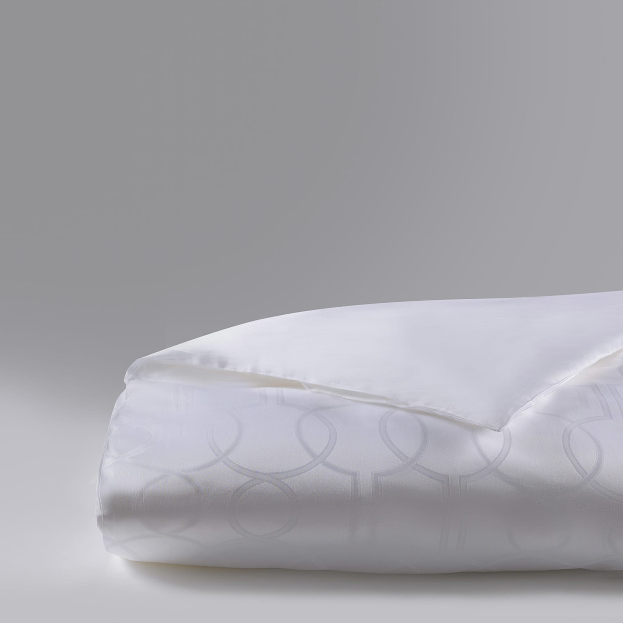 Shangri-La Jacquard White Double Bed Duvet Cover (housse de couette) - Vue alternative 2
