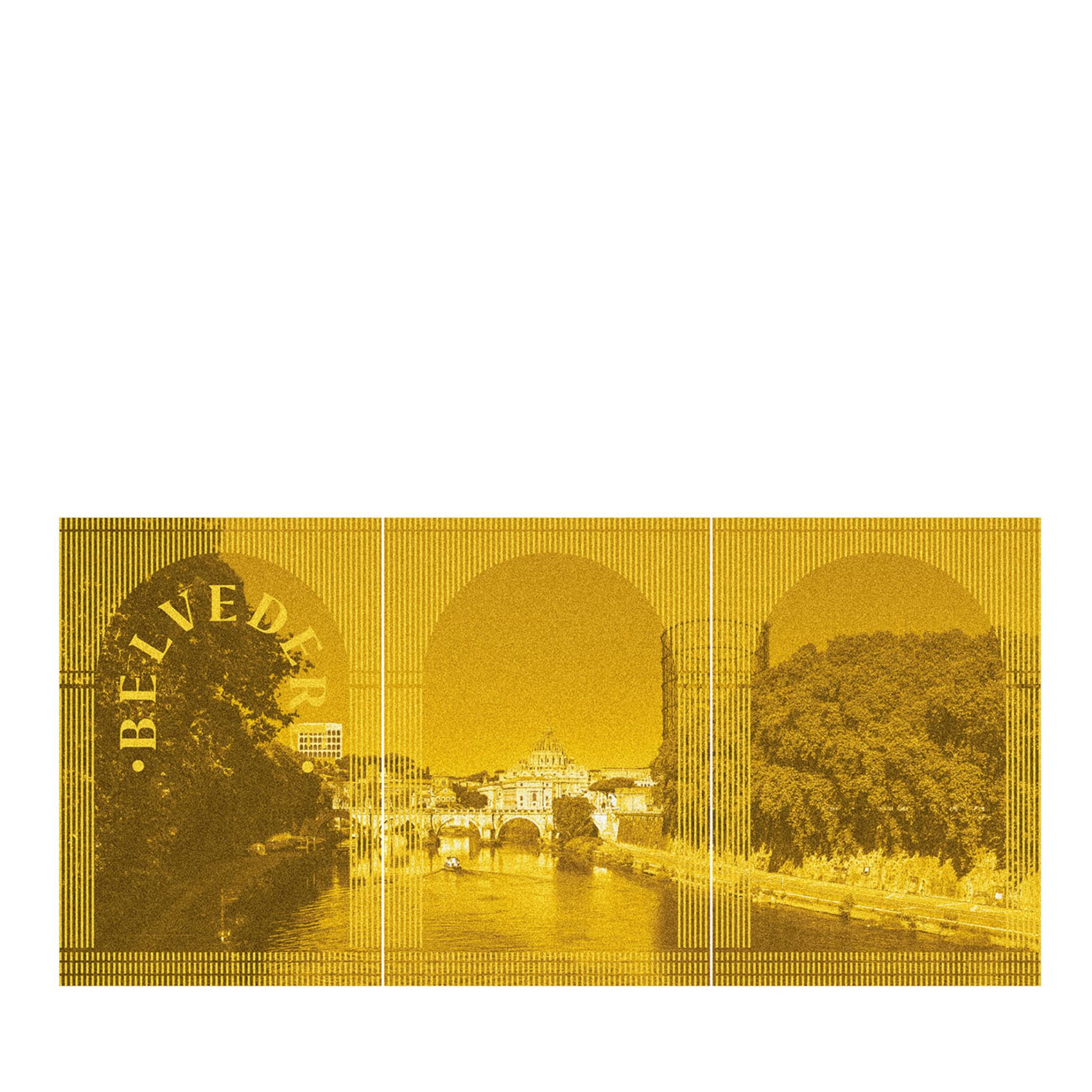 Finestre Tessili Yellow Tapestry #3 - Vista alternativa 1
