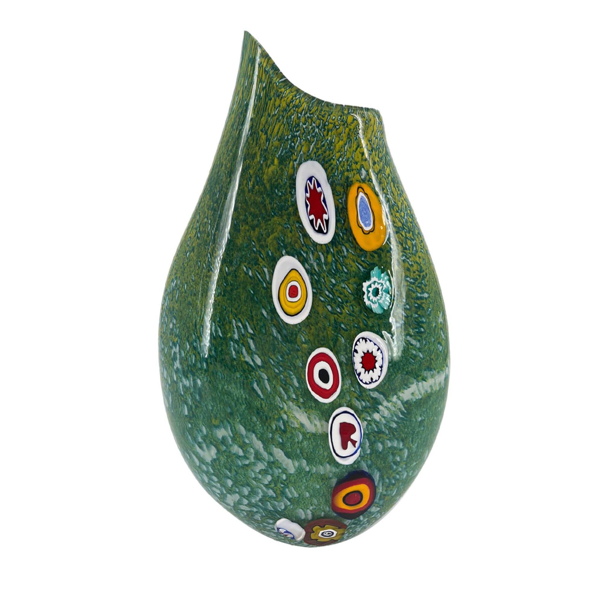 Grüne Murrina-Vase #2 - Hauptansicht