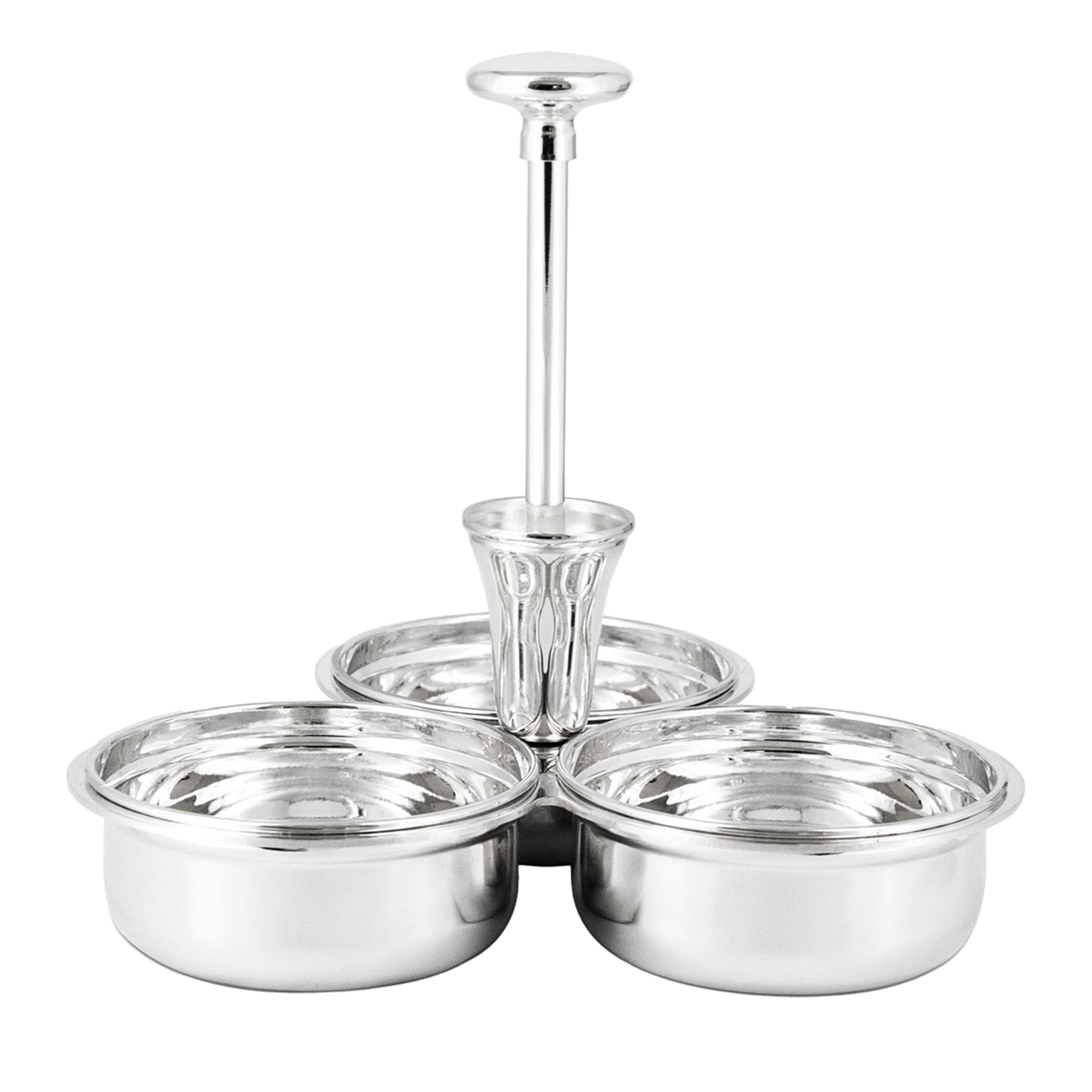 Nuts-Serving Silver Set with Toothpicks Holder - Main view