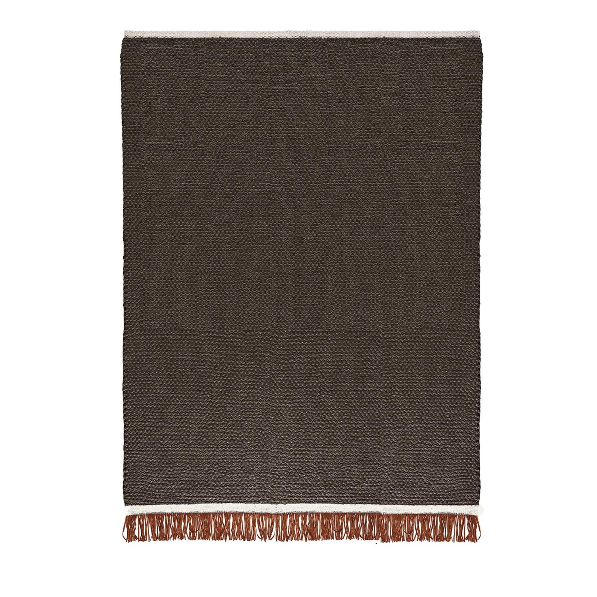 Kleos Anthracite & Rust Rug - Main view