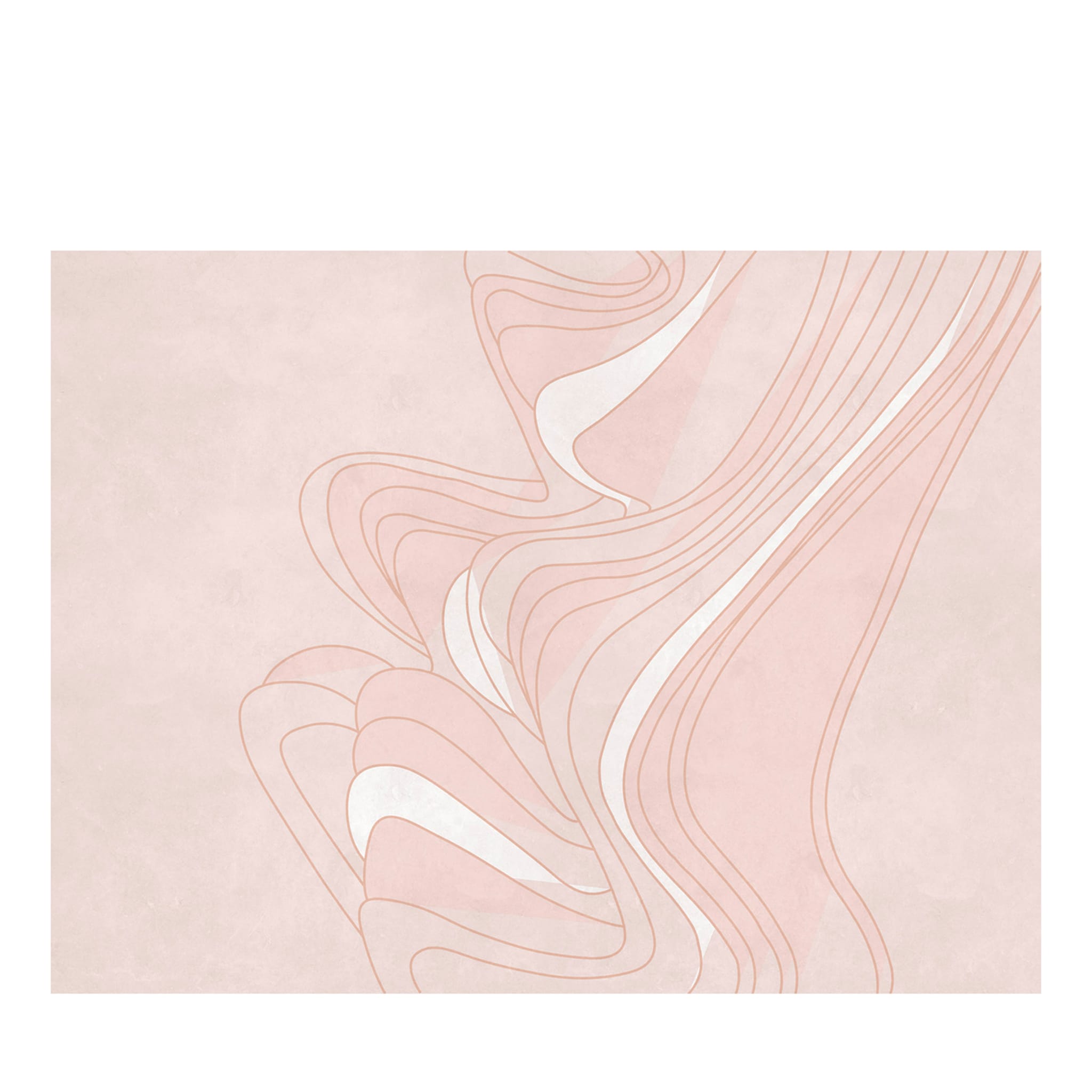 Papel pintado con textura Soft Motion rosa - Vista principal