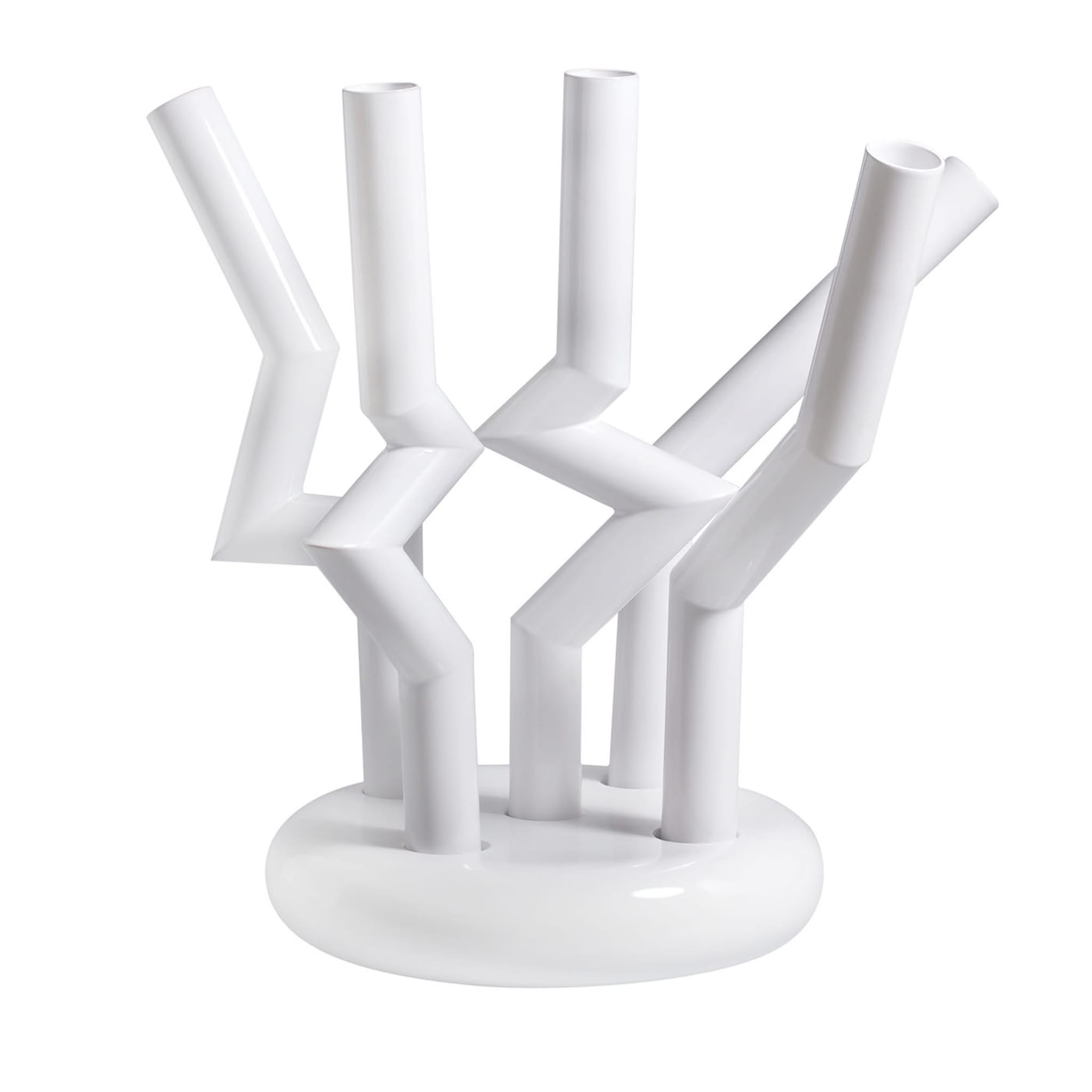 Periferie - 2021 White Vase by Ennio Nonni - Main view