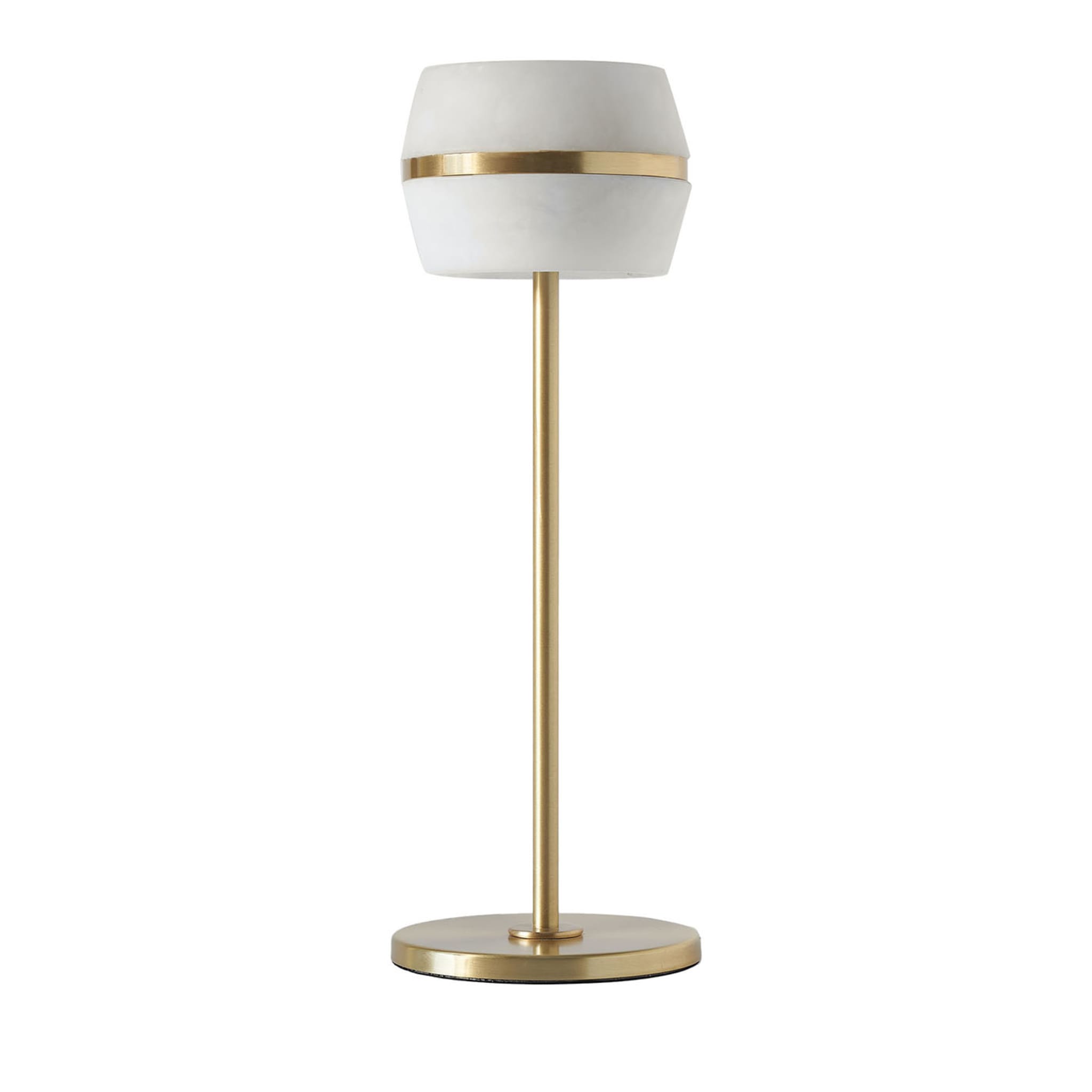 Tommy Satin Brass Table Lamp - Main view