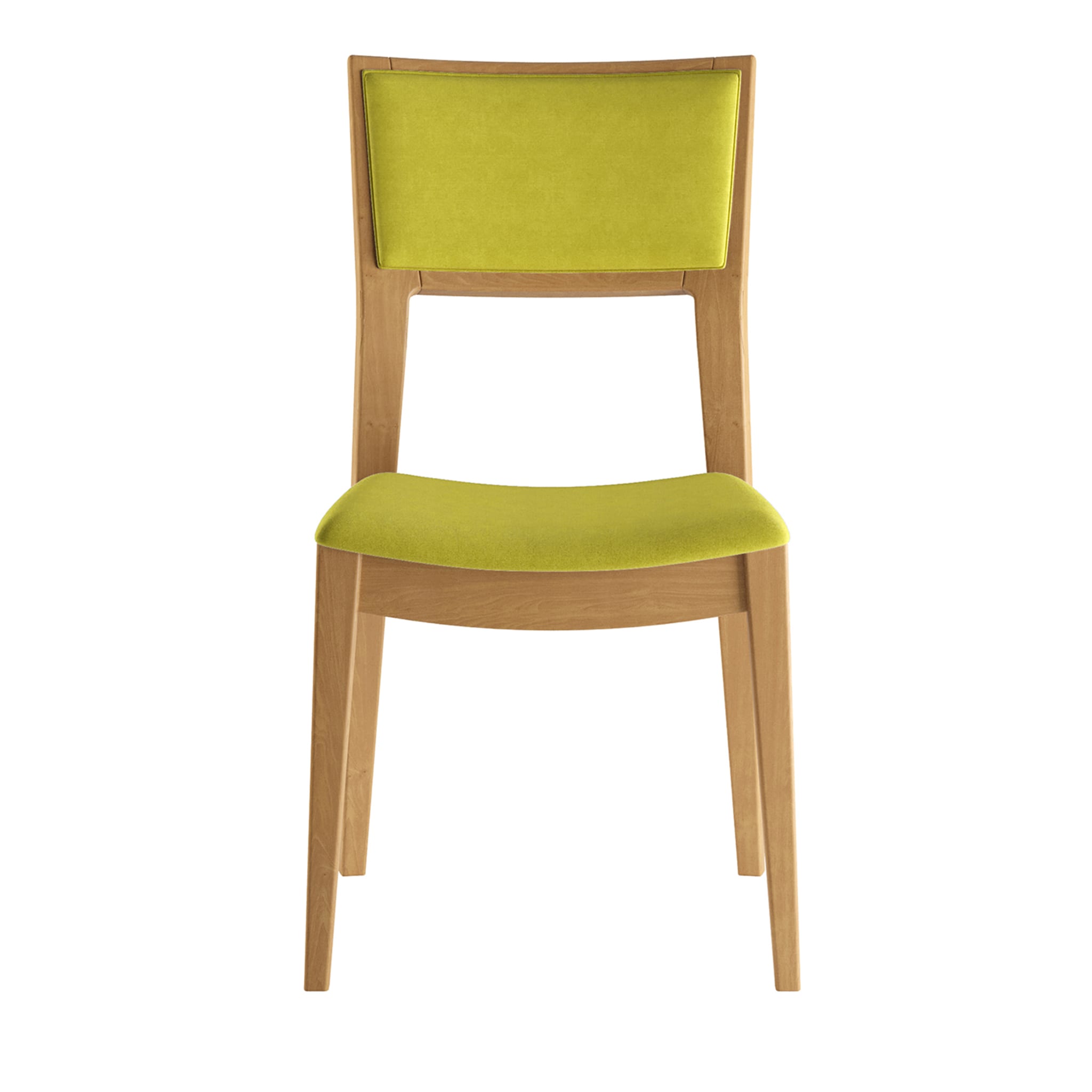 Dom5 Juego de 2 sillas verdes - Vista principal