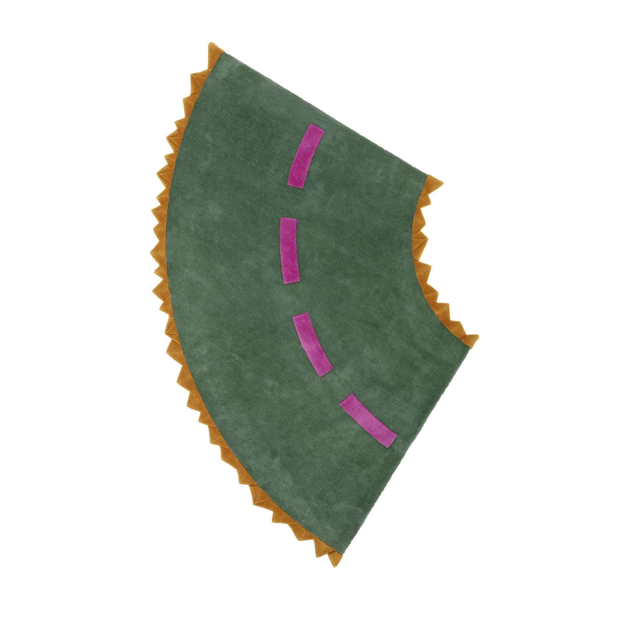 Tapis Autostrada Curve vert et violet - Vue principale