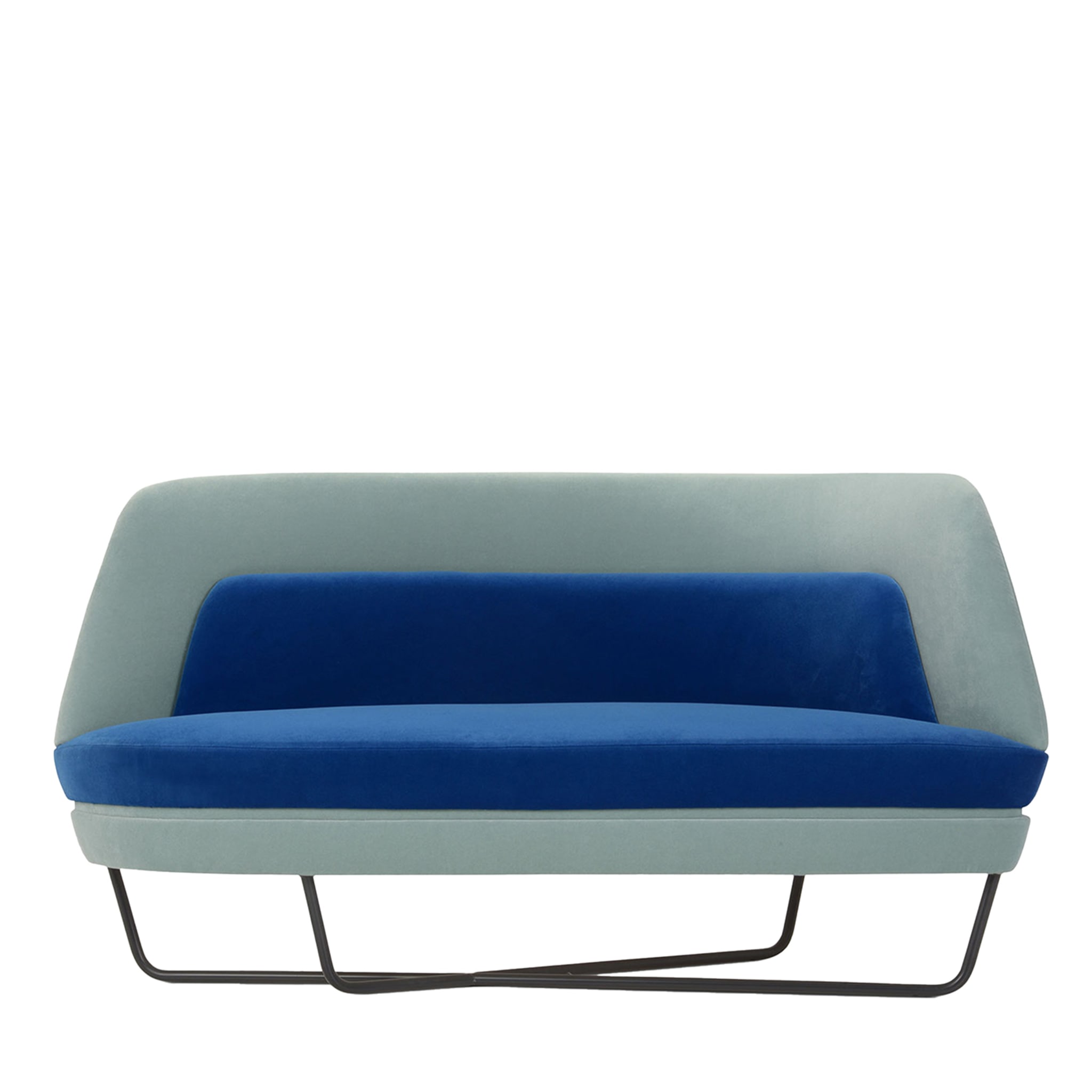 Bixib Blue Sofa by Luca Alessandrini - Main view