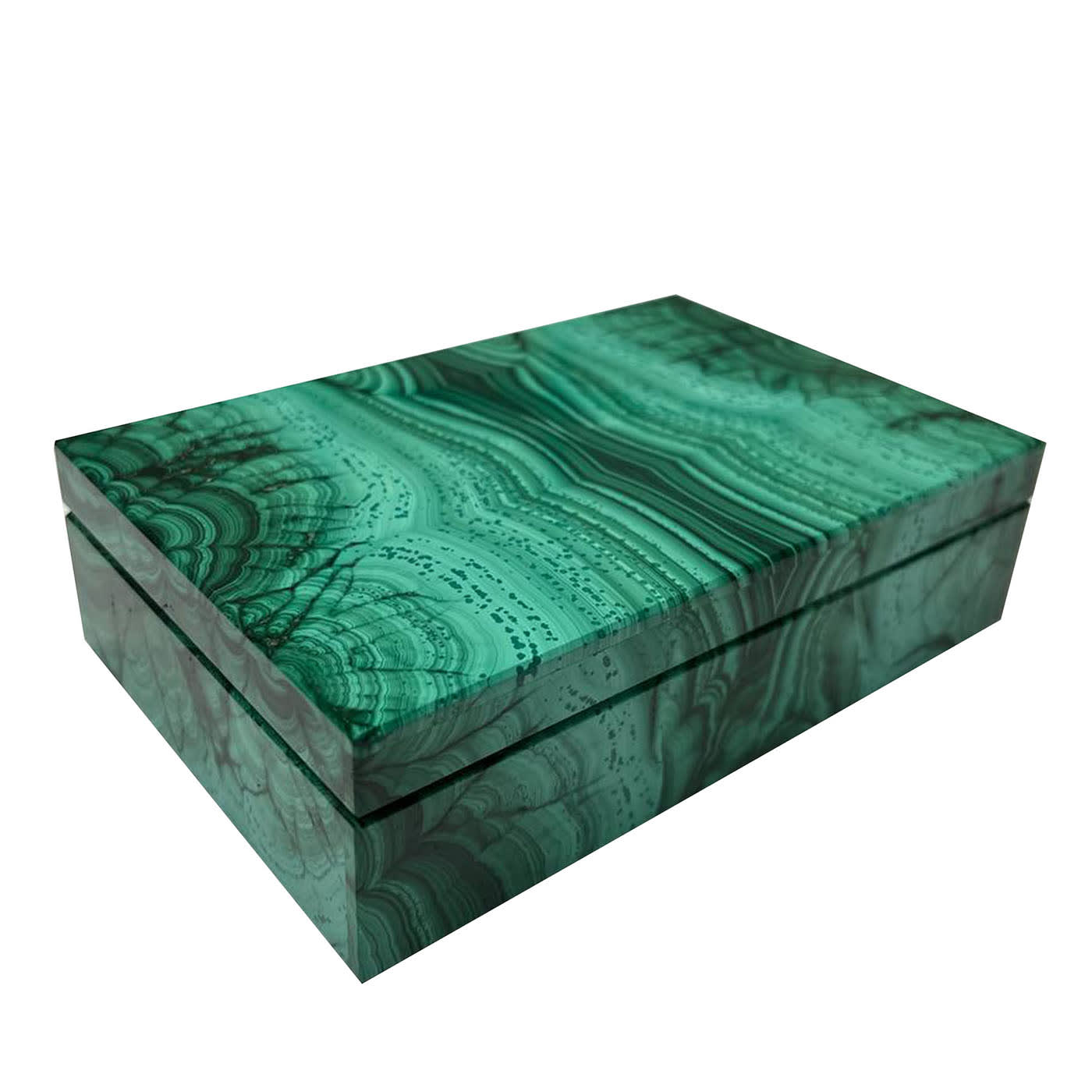 Pierre plate malachite -Pierre malachite - Pierre de guérison