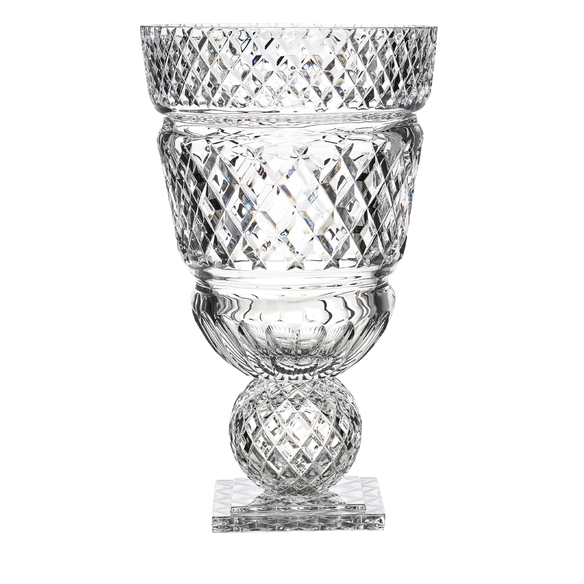 Vase conique Katherine avec sphère transparente - Vue principale