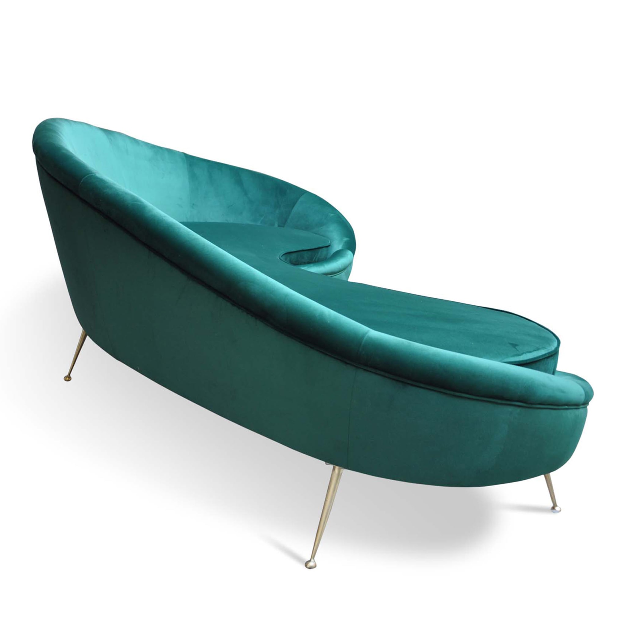 Ico Green Curved Sofa - Alternative view 2