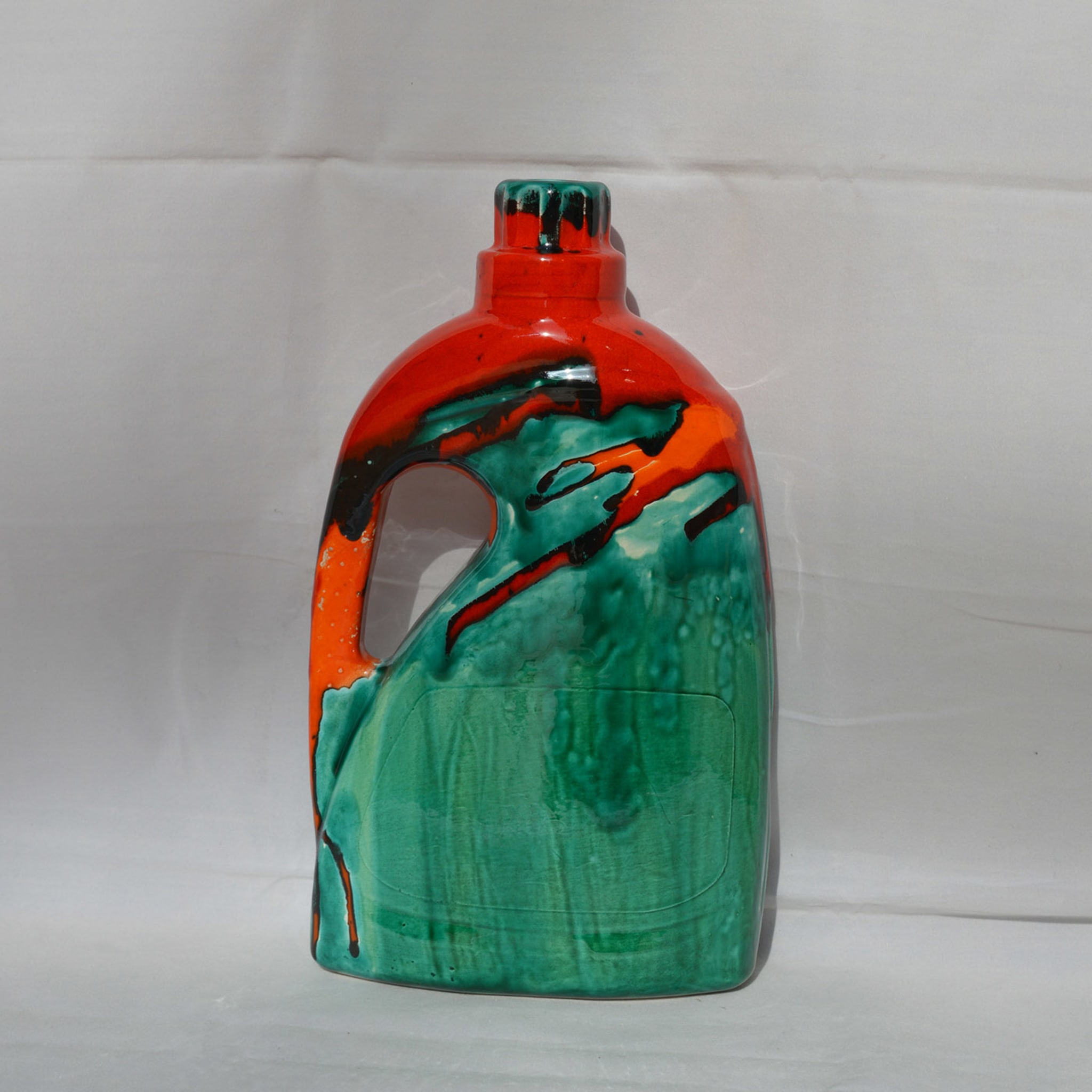 More Clay Less Plastic Green and Red Bottle - Alternative view 1