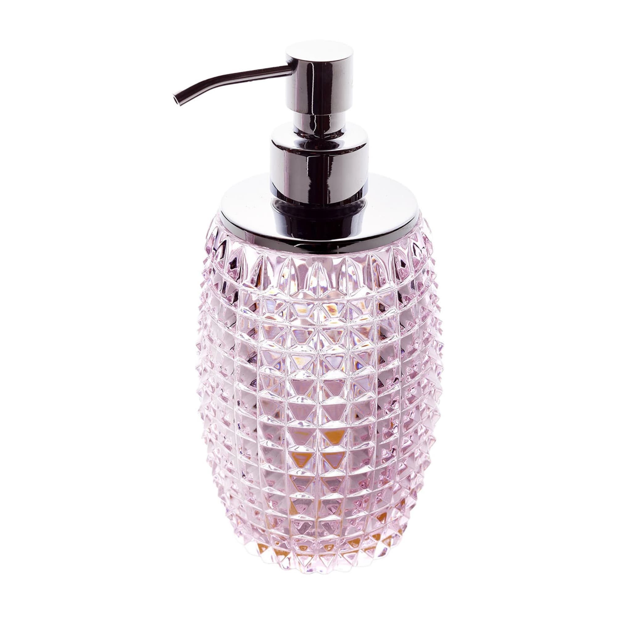 Pink Crystal Collection Soap Dispenser - Main view
