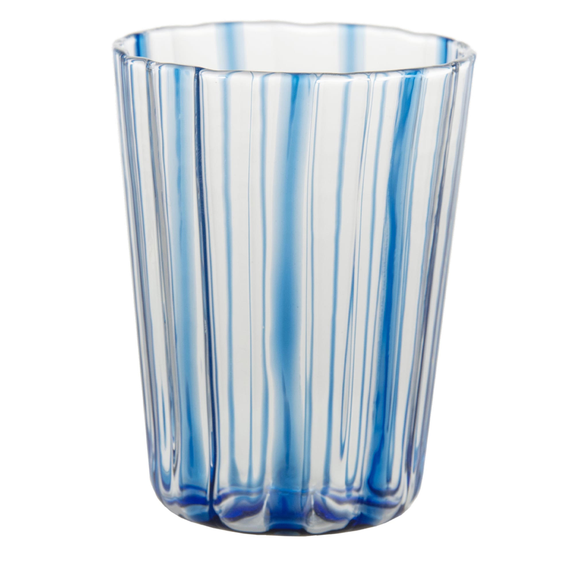 Bicchiere Impilabile a strisce blu - Vista principale