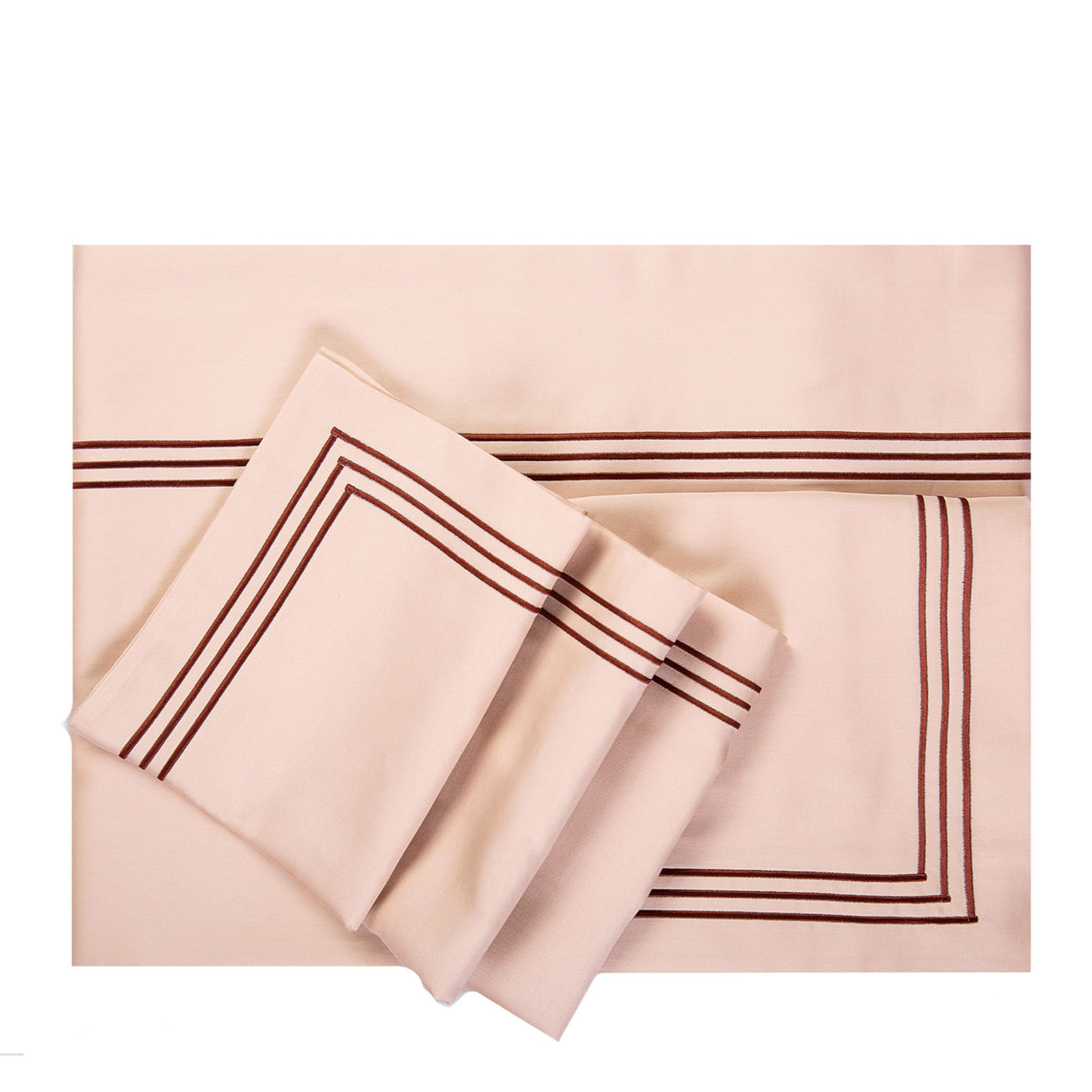 Set di lenzuola Demetra rosa pastello - Vista principale