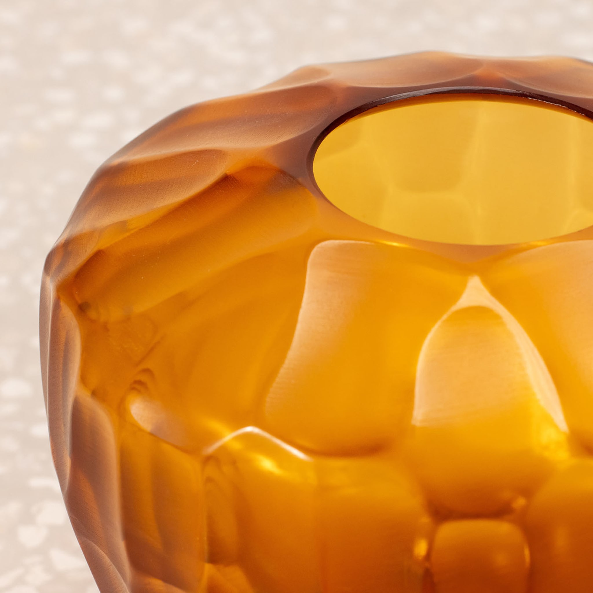 Goccia Amber Glass Vase - Alternative view 1