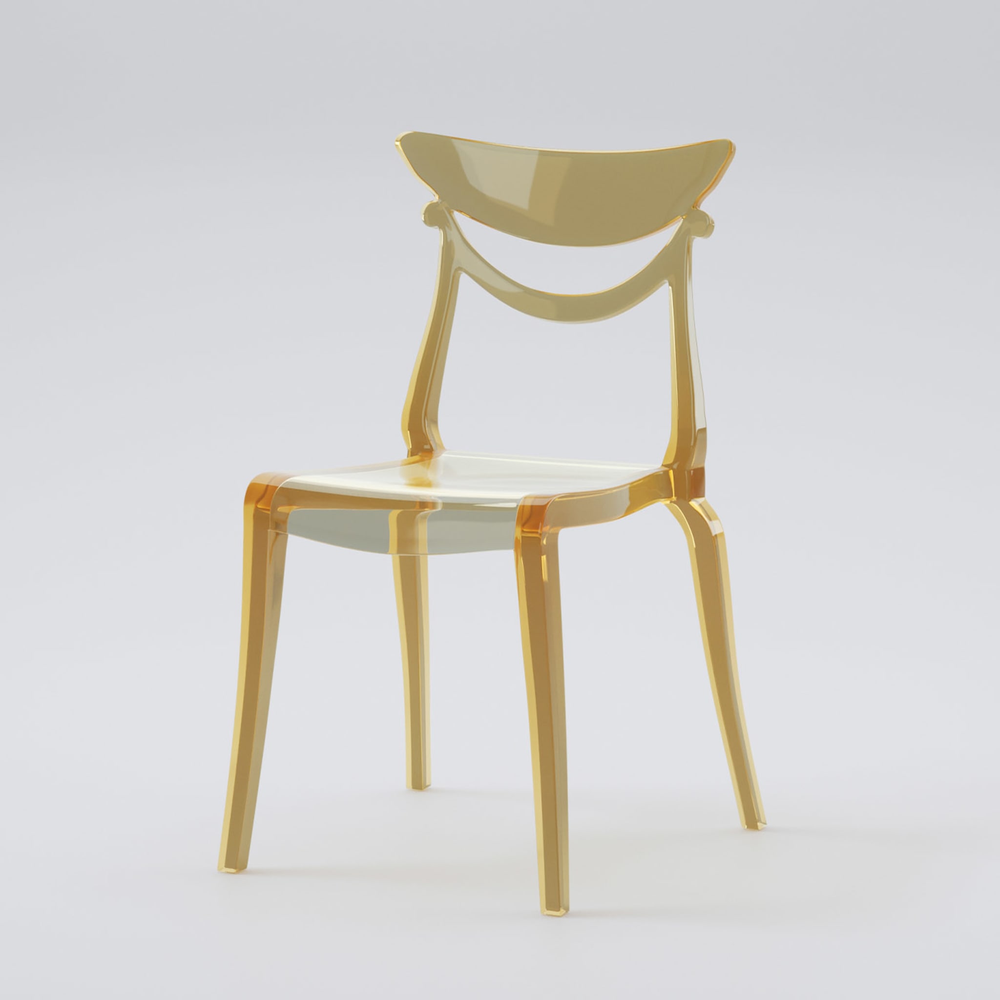 Set Of 4 Yellow Marlene Chairs - Alternative view 2