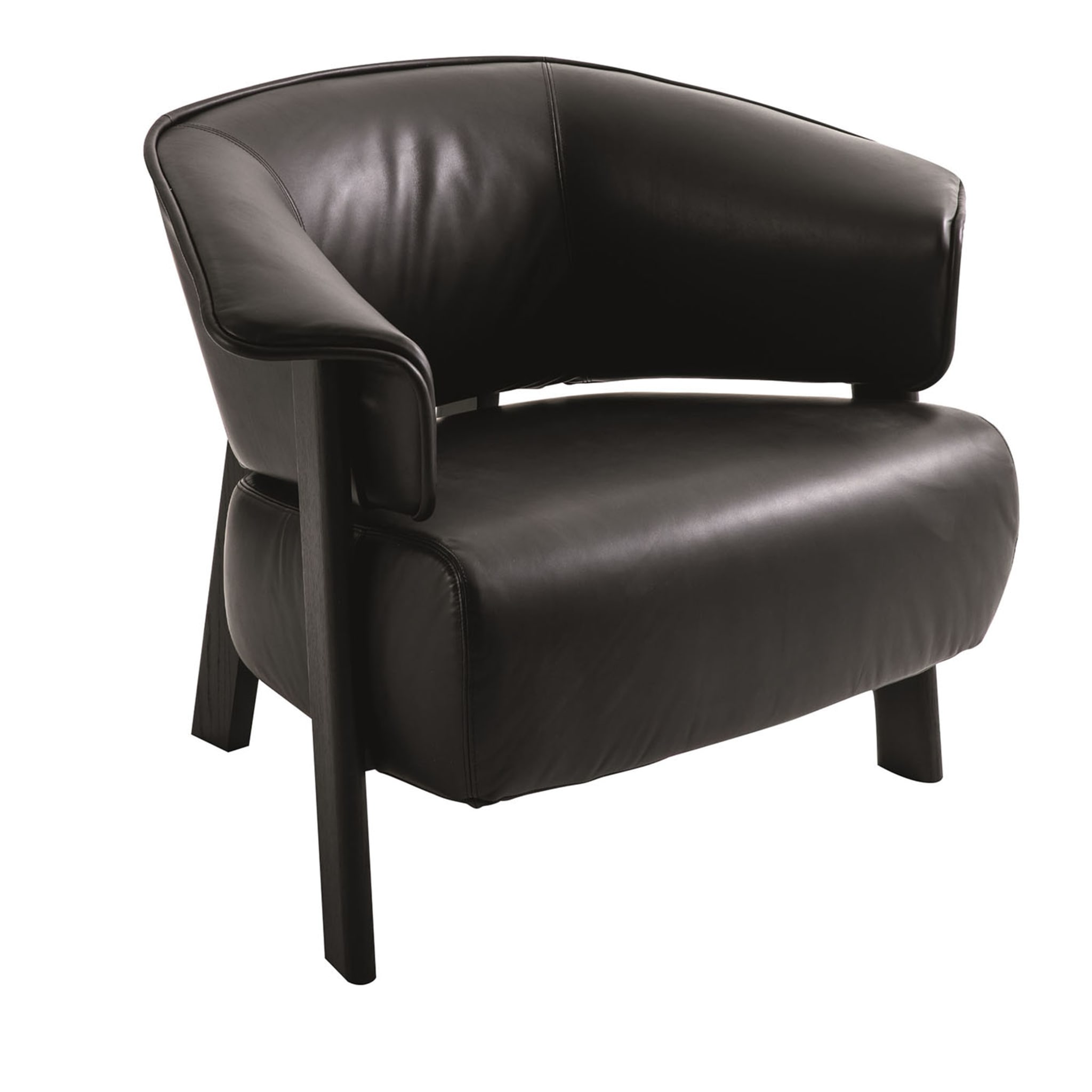 Back-Wing Black Armchair by Patricia Urquiola - Main view
