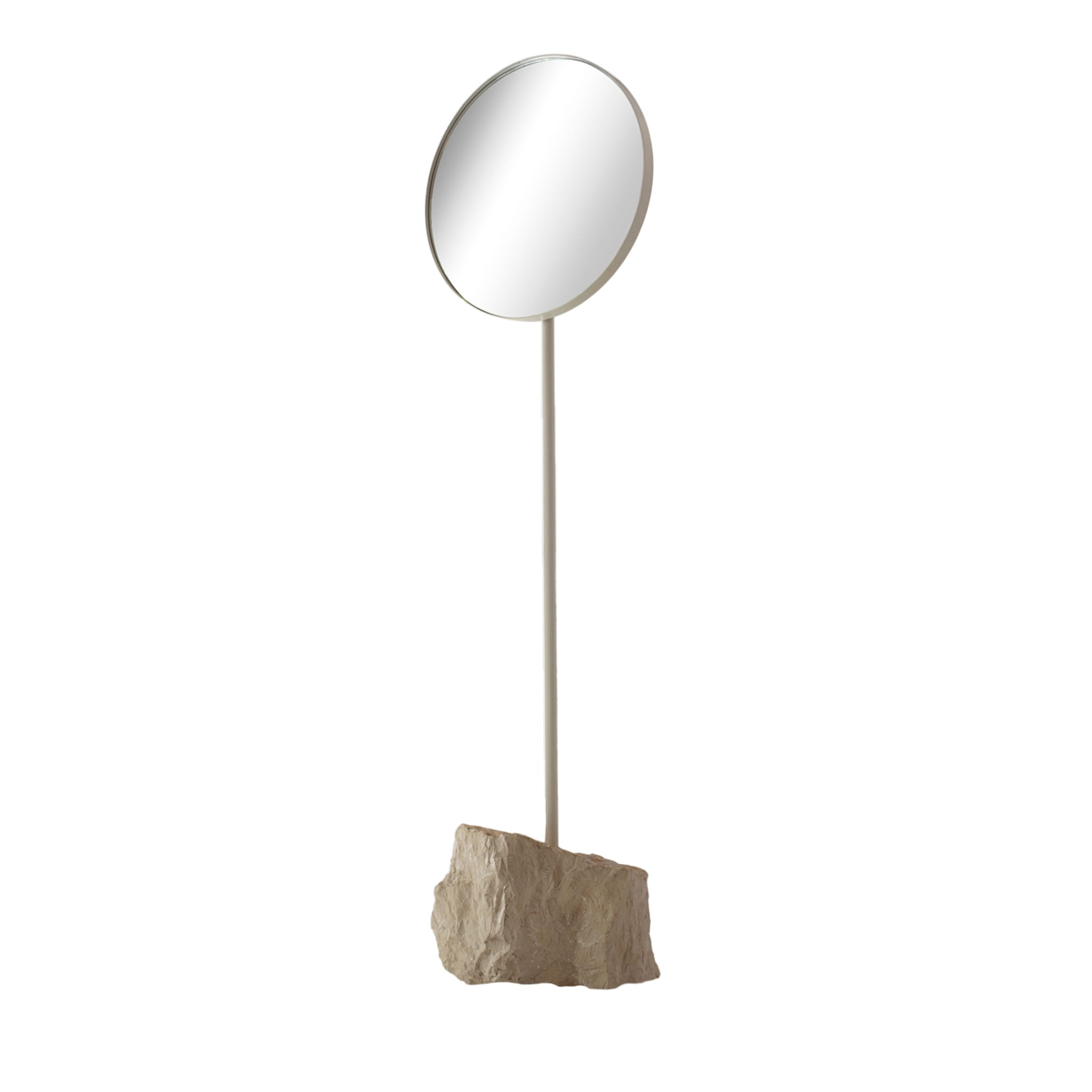 Miroir de pierre Marbre Crema Marfil - Vue principale