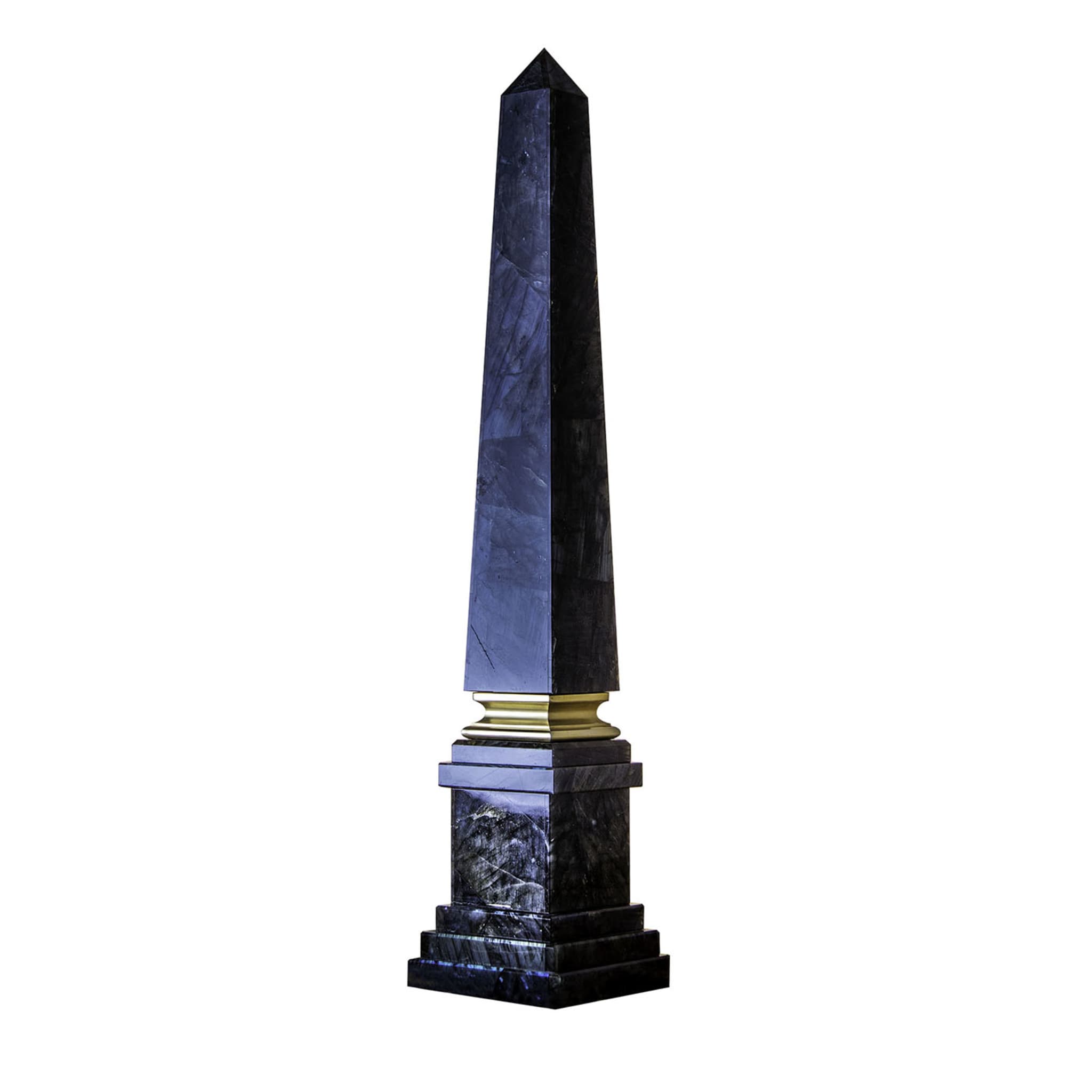 Escultura obelisco de labradorita Citorio - Vista principal