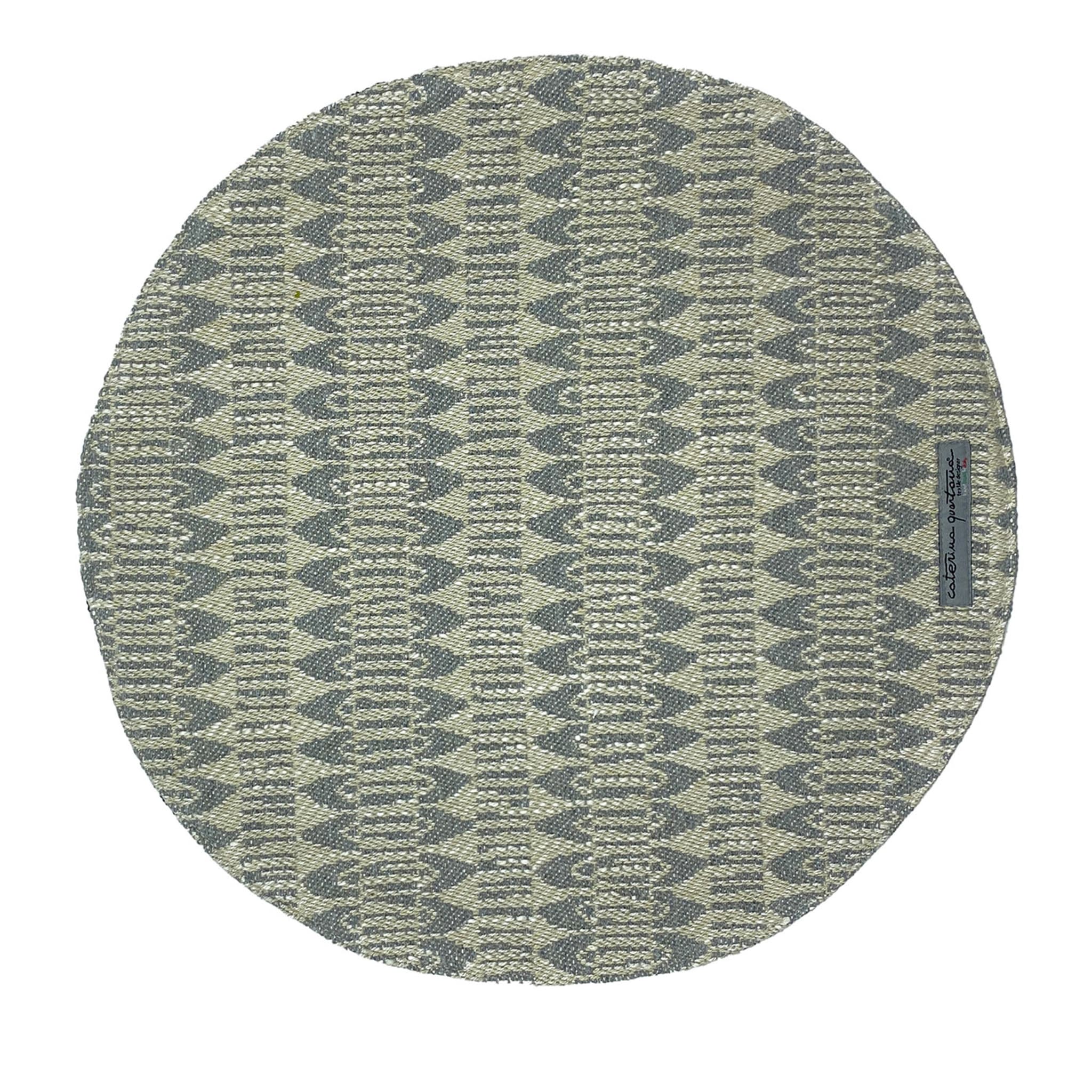 Frisée Patterned Set of 2 Round Placemats - Main view