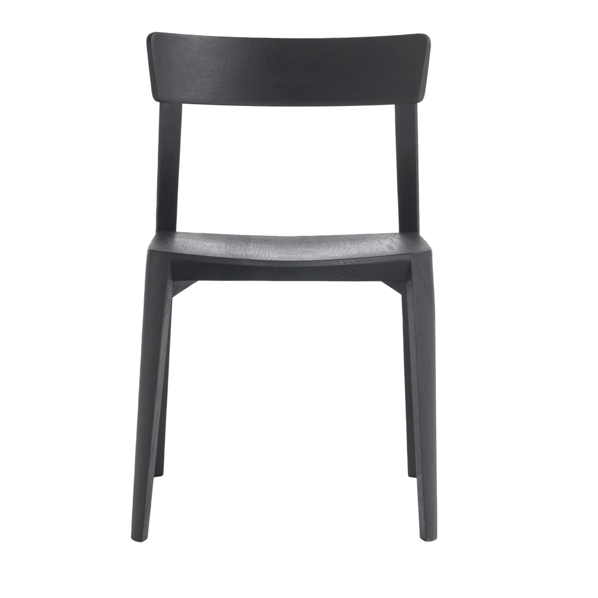 Mia Wood Black Durmast Chair by C.R. & S. Riva 1920 - Main view