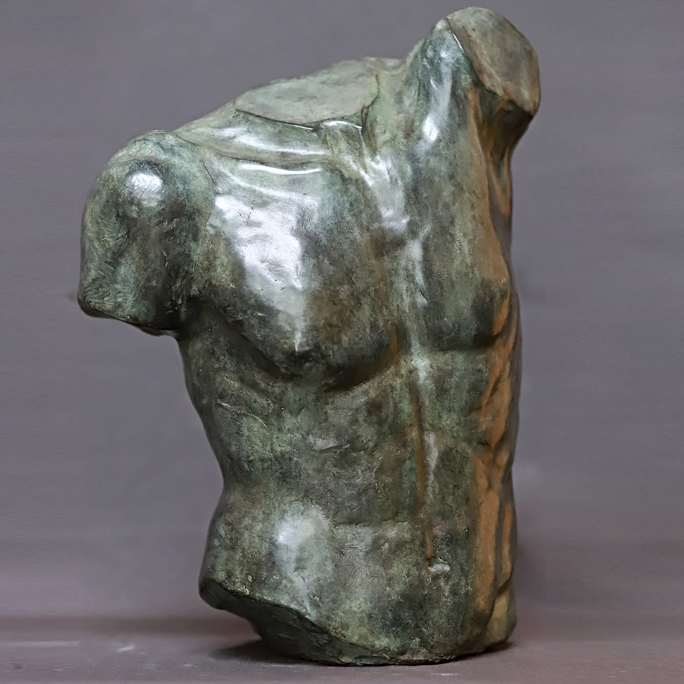 Fauno Torso Bronze Sculpture - Galleria Romanelli