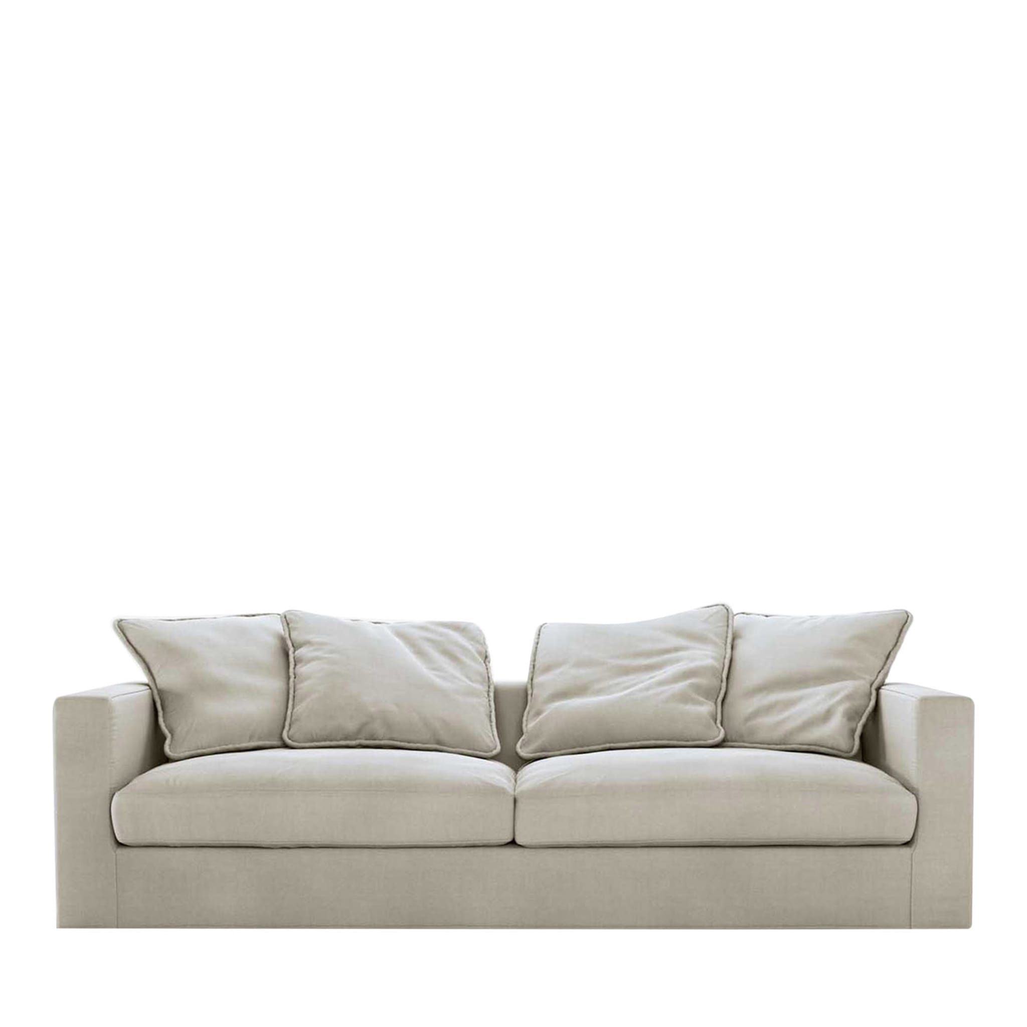 Rafael Beige 3 Seater Sofa - Main view