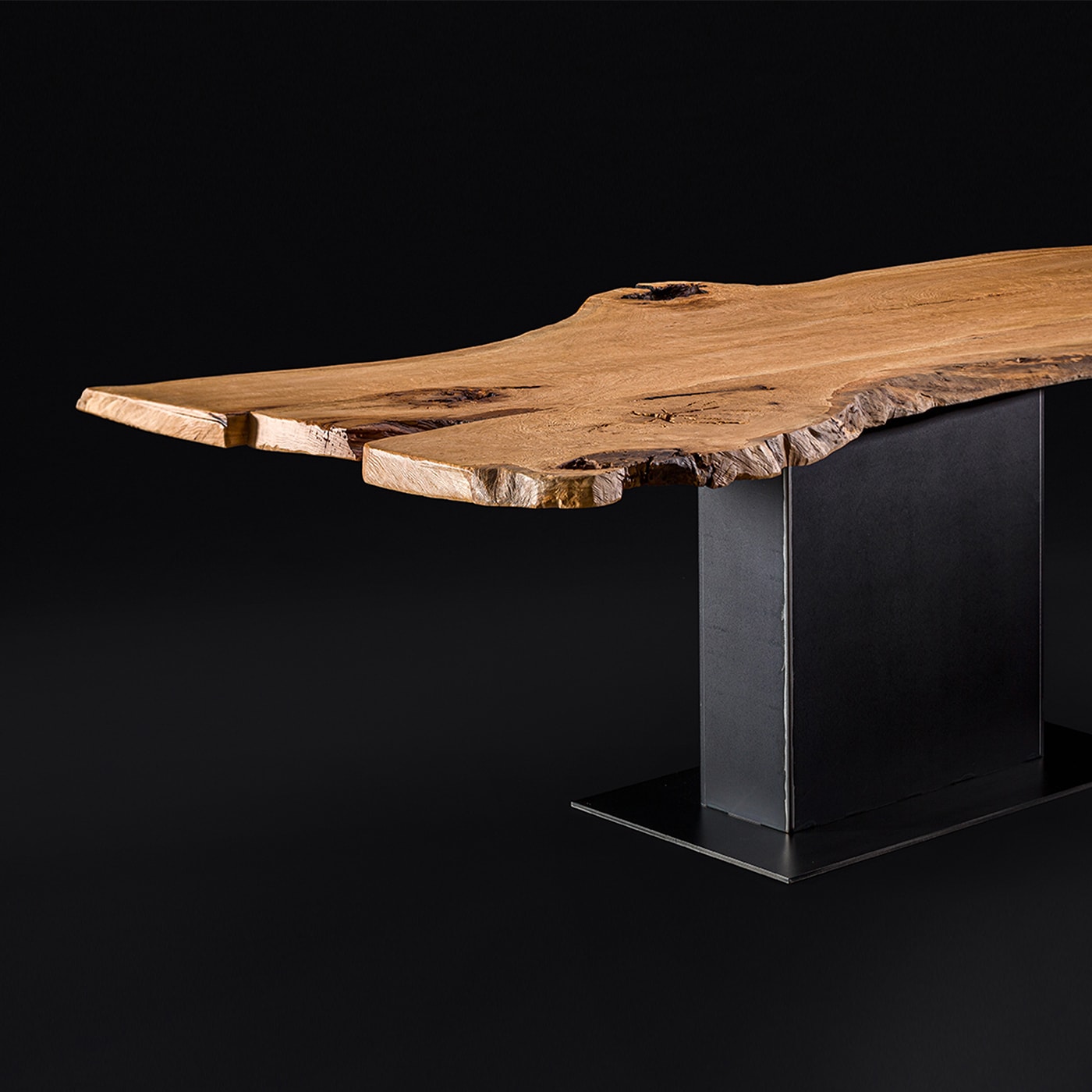 Oak dining table #1 - Bruno Spreafico