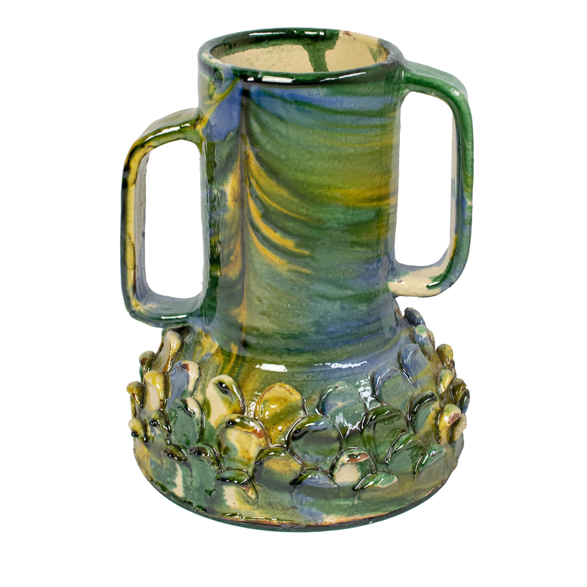 Vase vert avec miroir Bradamante  - Vue principale