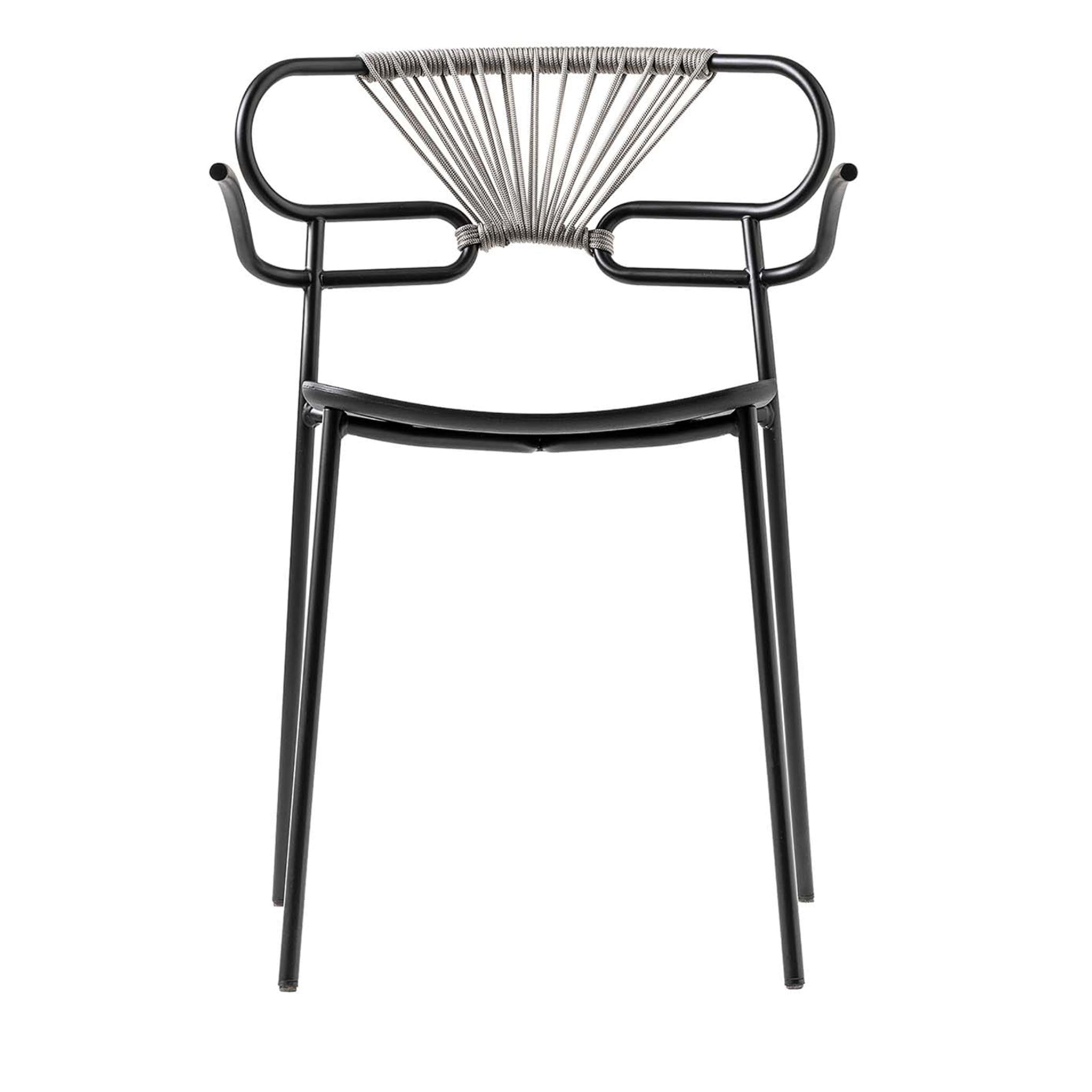Genoa Black Chair by Cesare Ehr - Main view