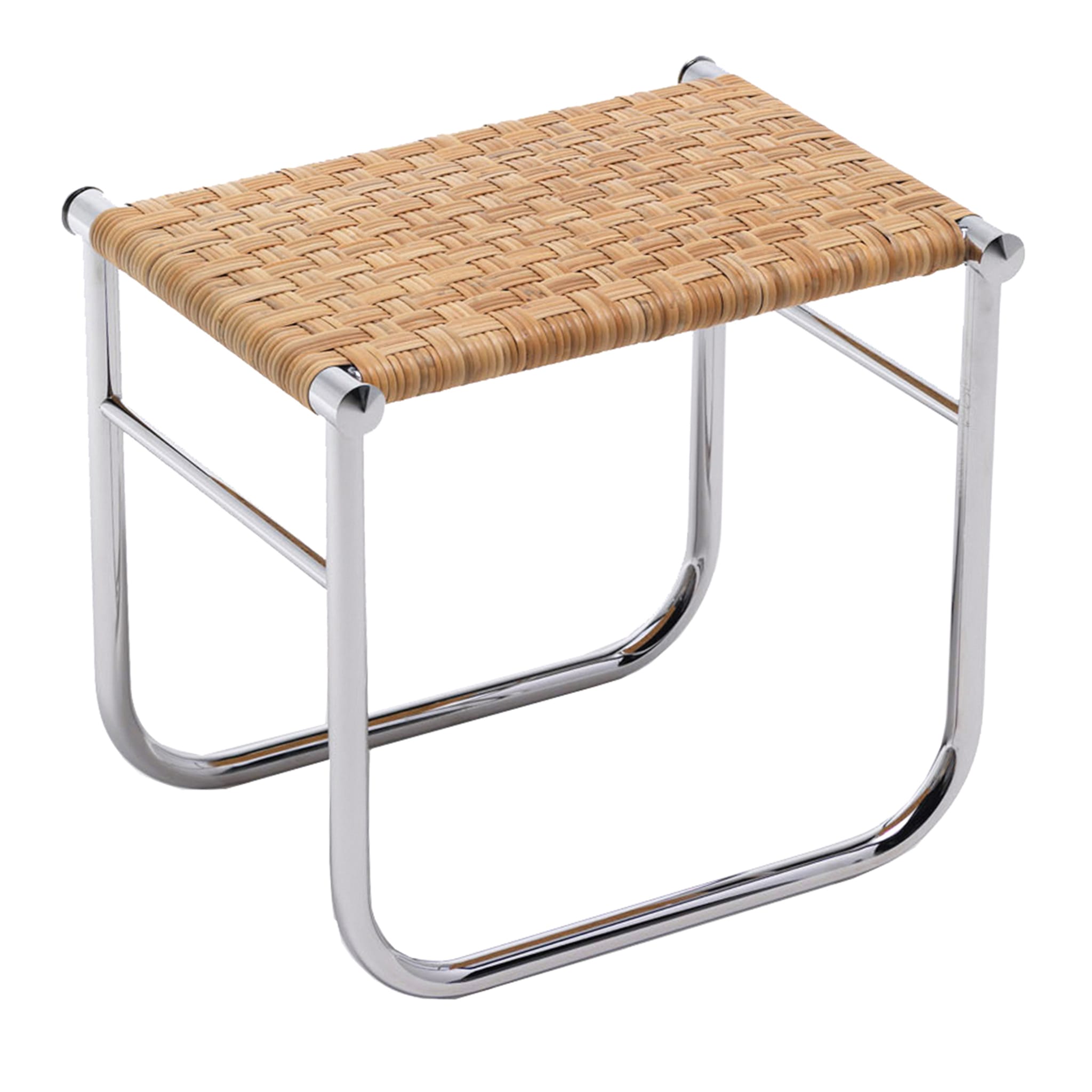 9 Tabouret By Charlotte Perriand - Rattan - Main view