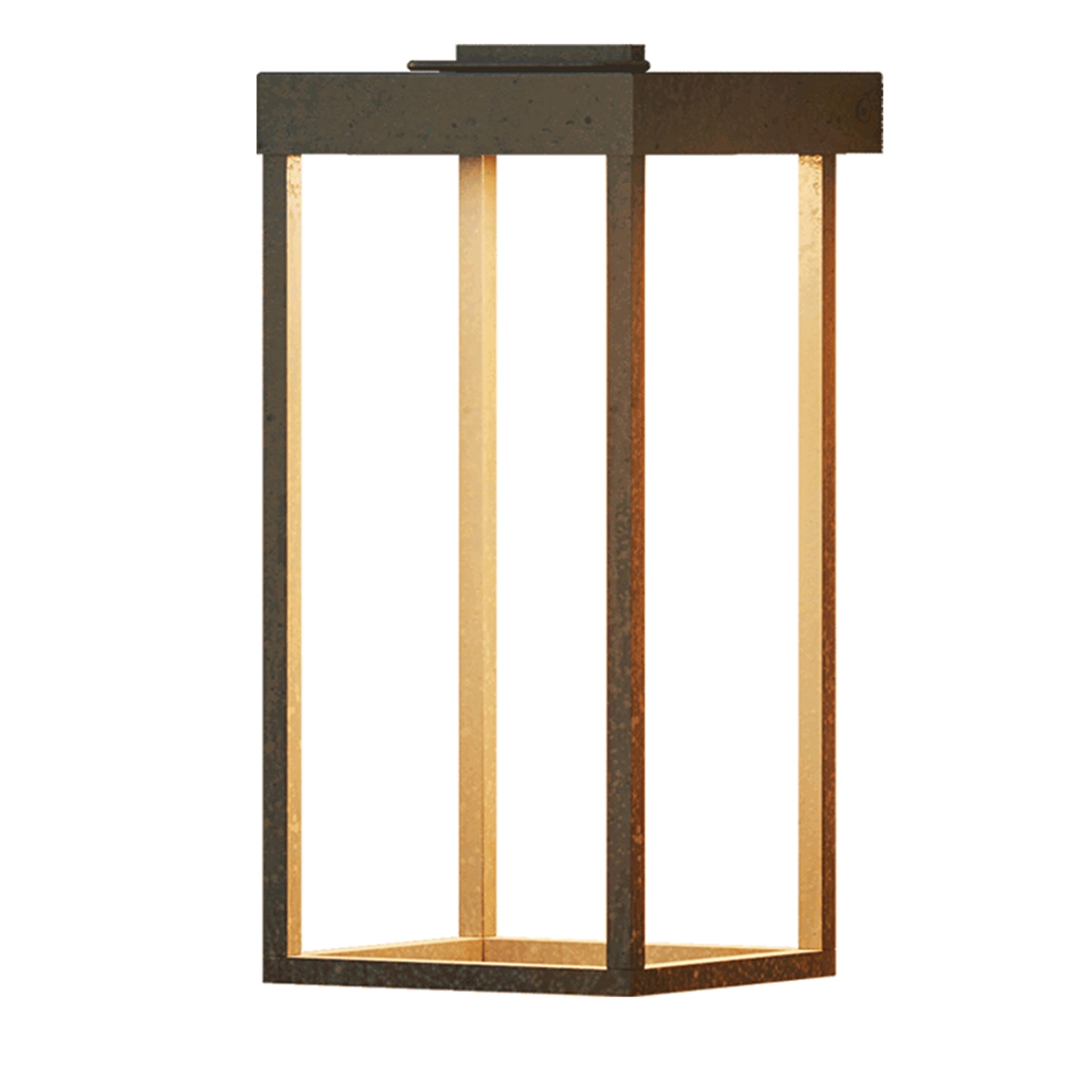 Lanterne Slim Outdoor Brass Wall Lamp - Main view