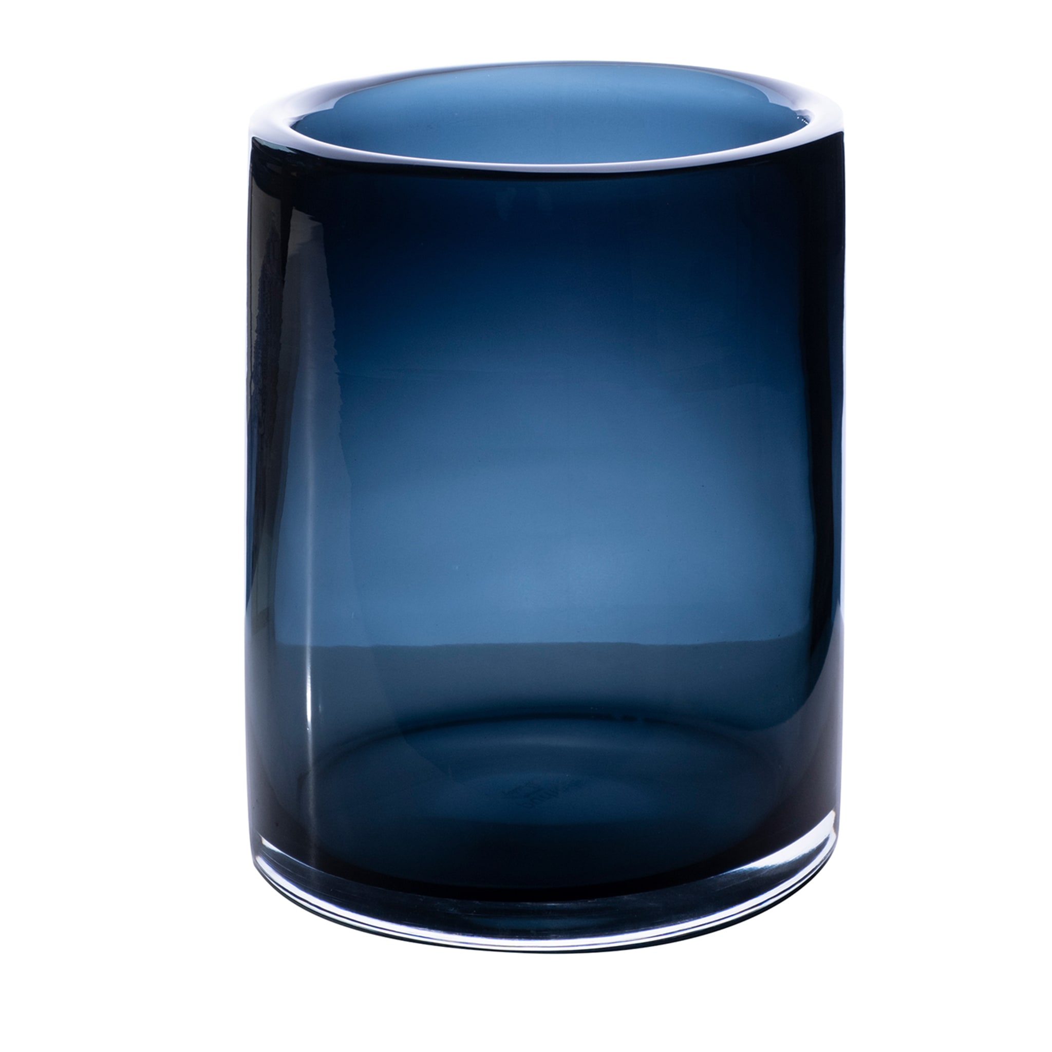 Cilindro Small Vase - Glossy - Deep Blue - Main view