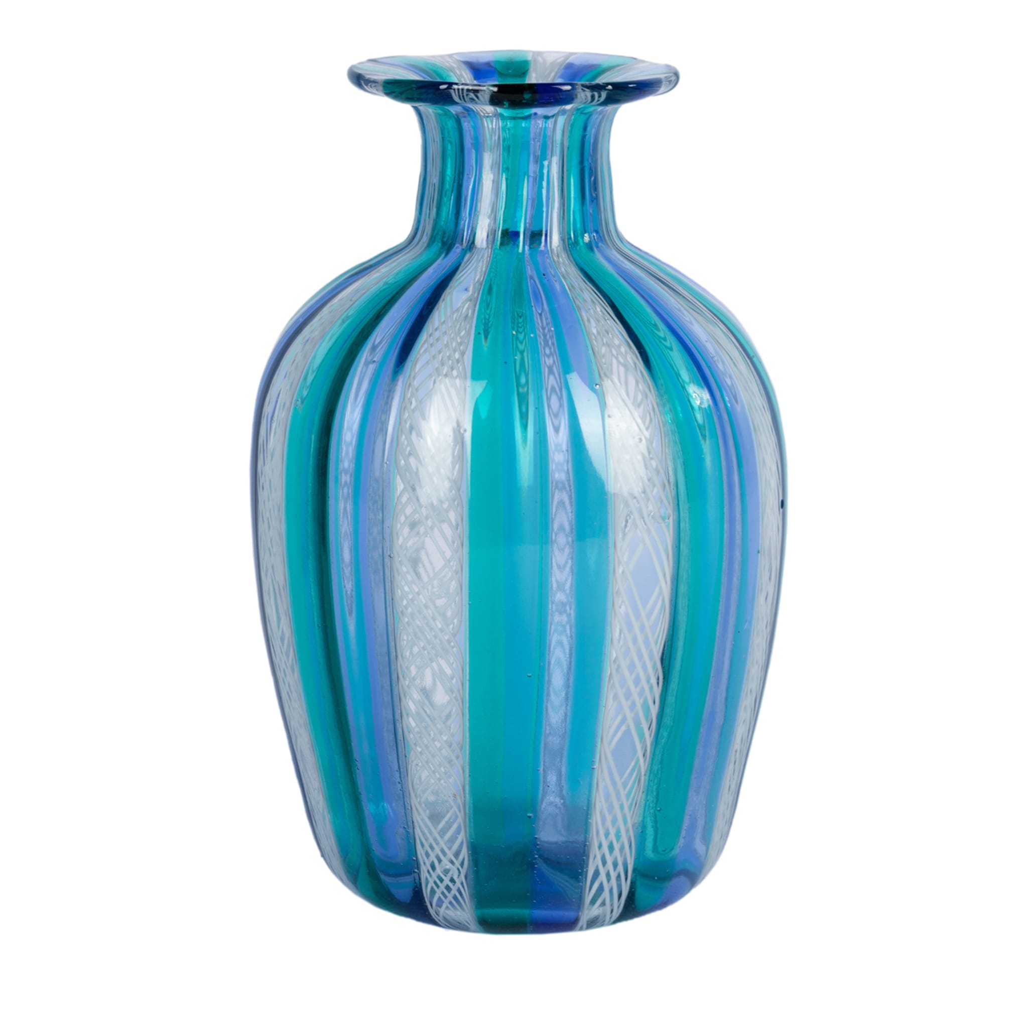 Vase bleu Reticello - Vue principale