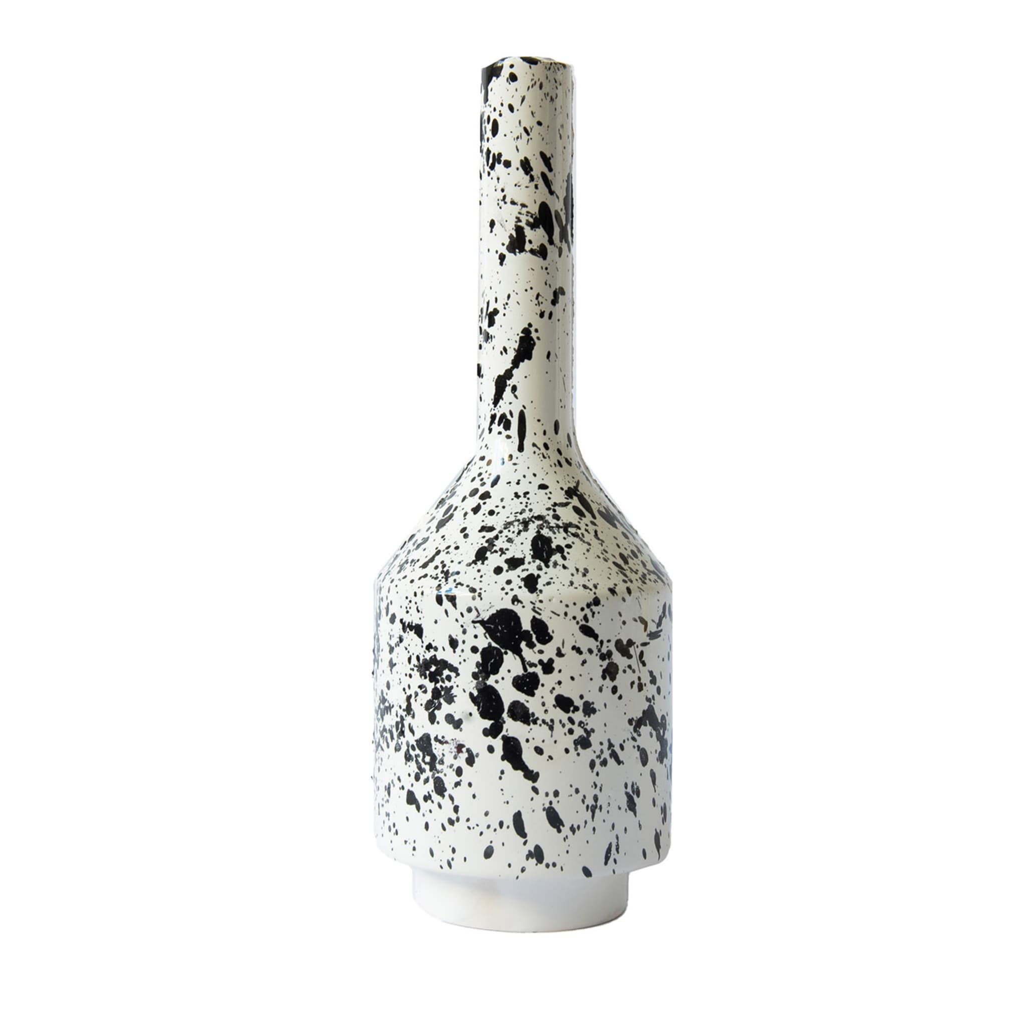 Terrazzo Black&White Single-Stem Vase - Main view