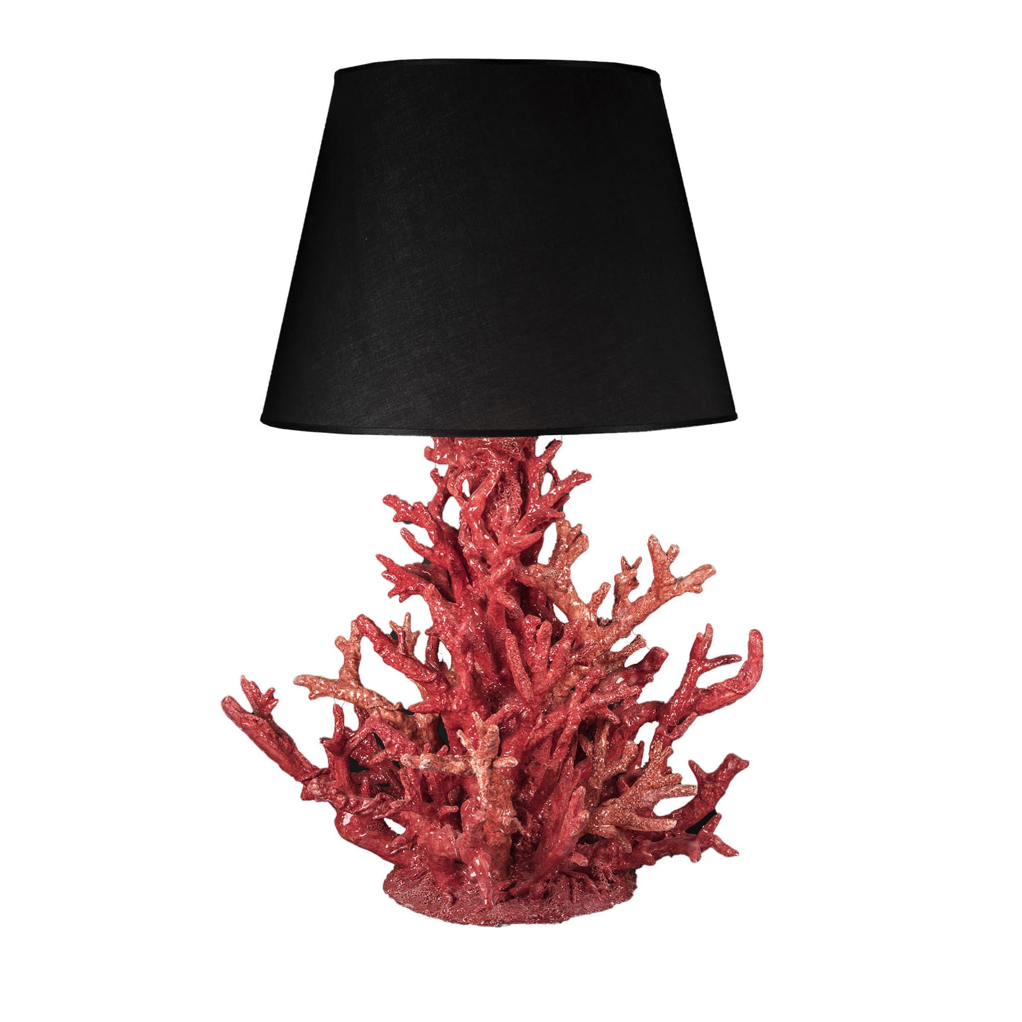 Coralli koralle & schwarz tischlampe von Antonio Fullin - Hauptansicht