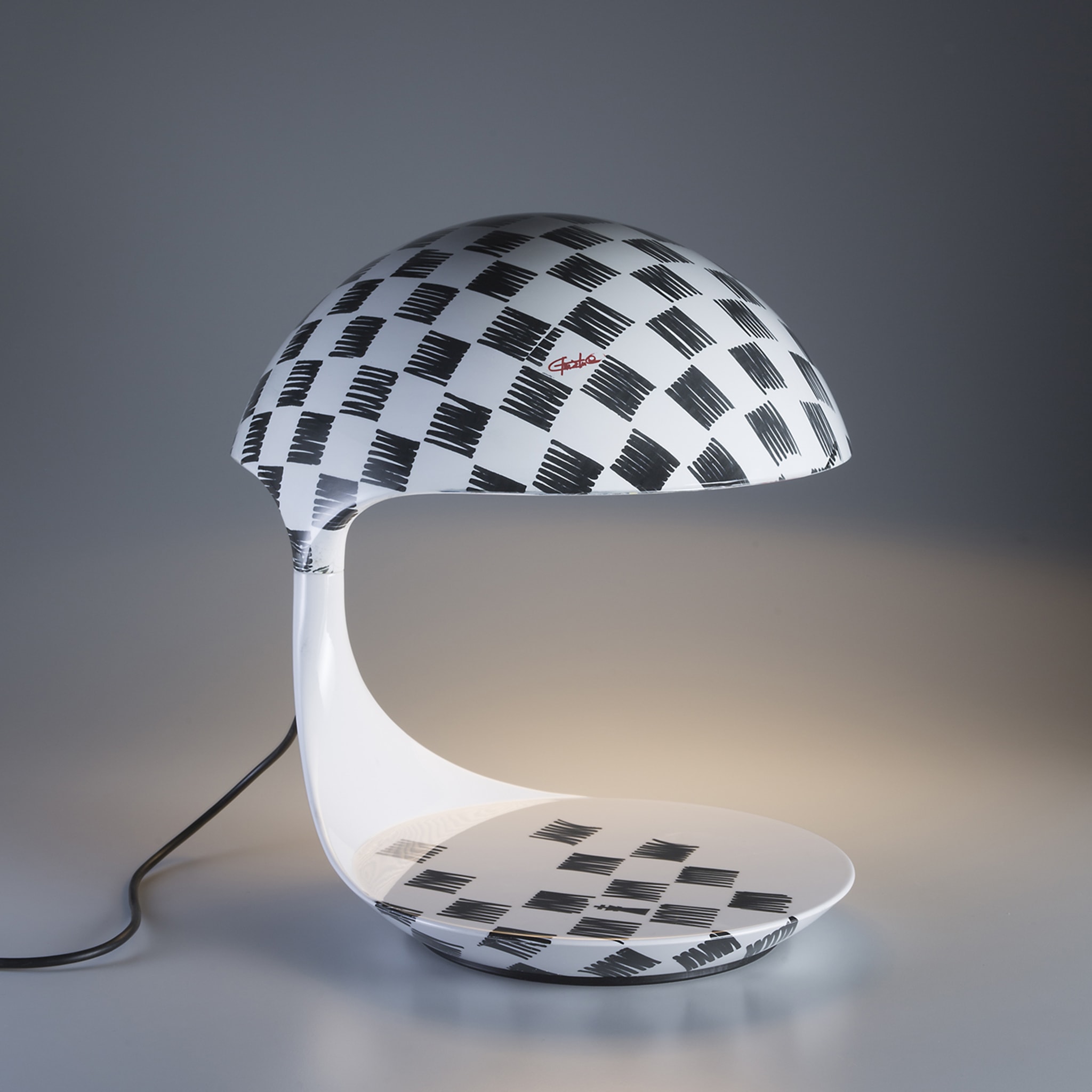 Cobra Texture Checkered Table Lamp by Emiliana Martinelli - Alternative view 4