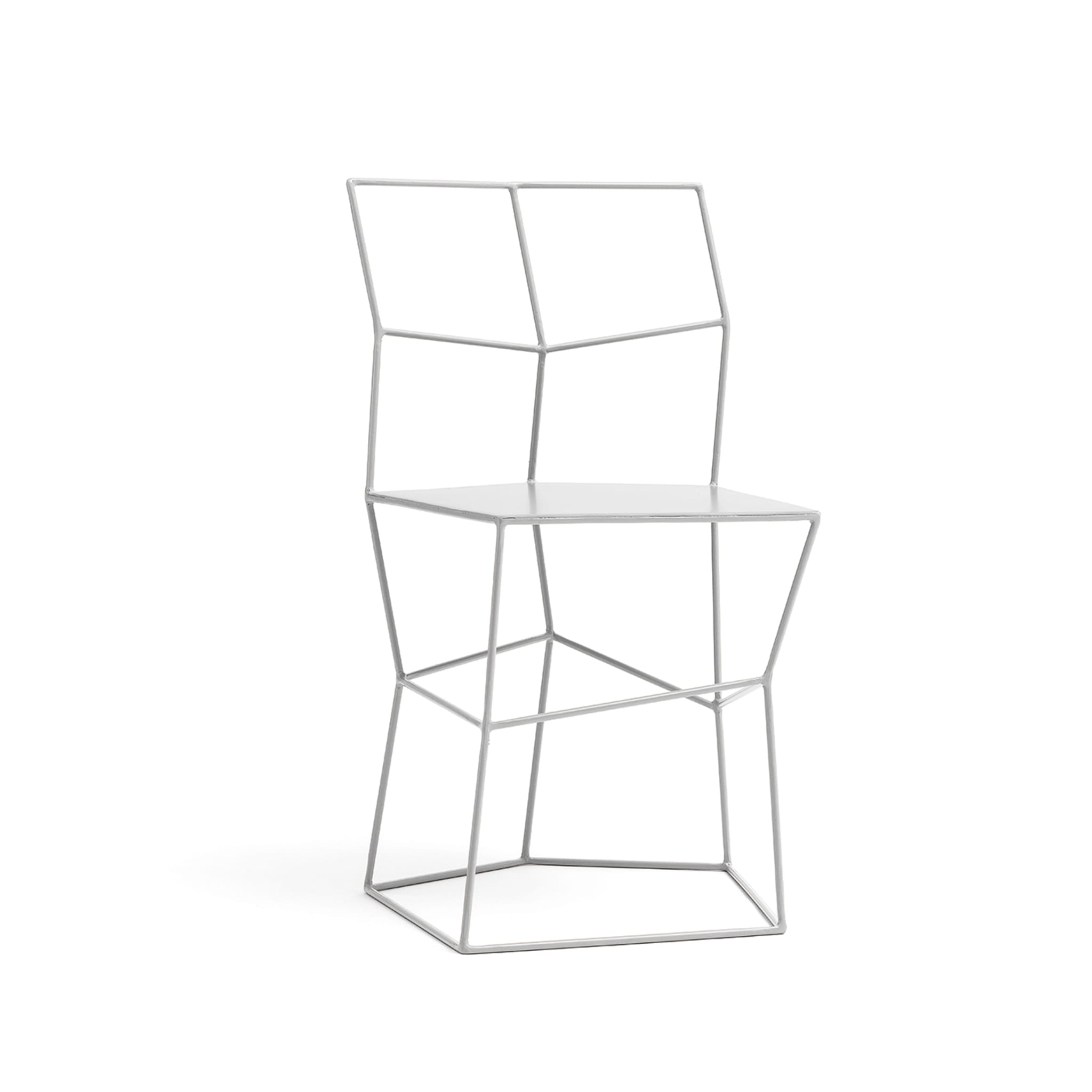 Chaise coussinée blanc laiteux - Vue alternative 1