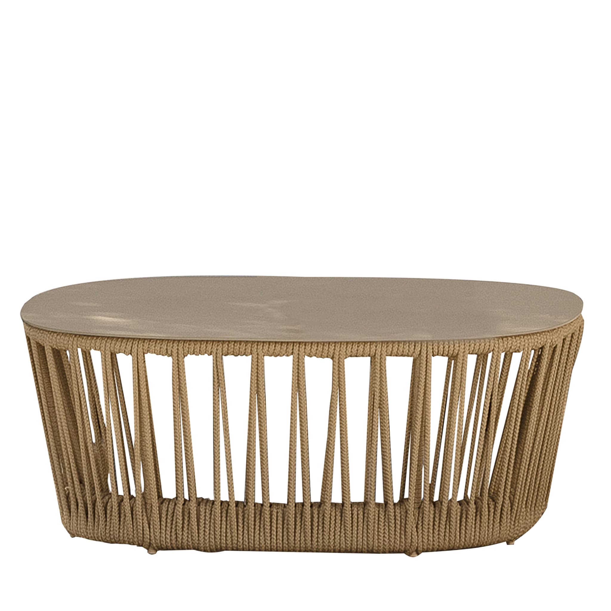 All weather wicker and metal stavros on sale outdoor coffee table