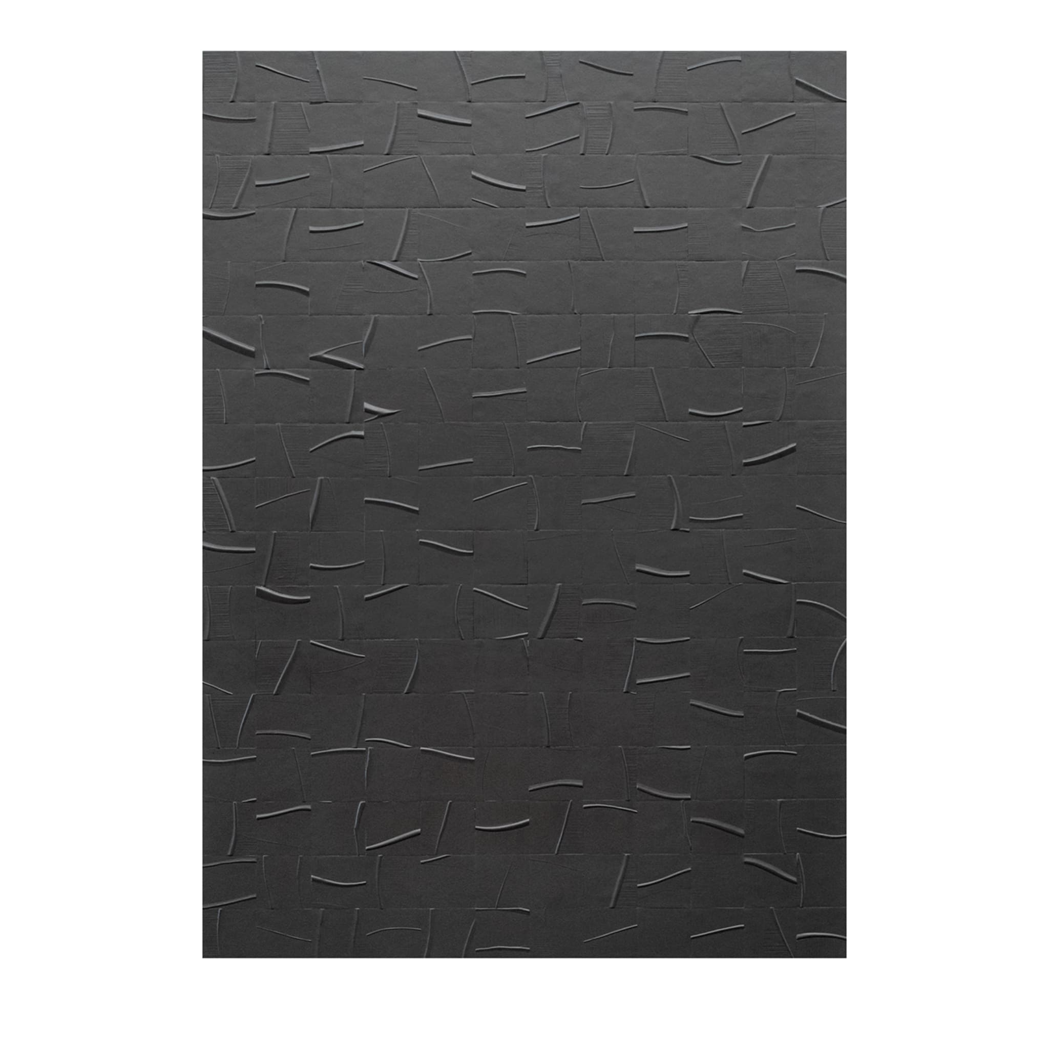 Satin Anthracite #2 Wallpaper TRACCE Collection - Main view